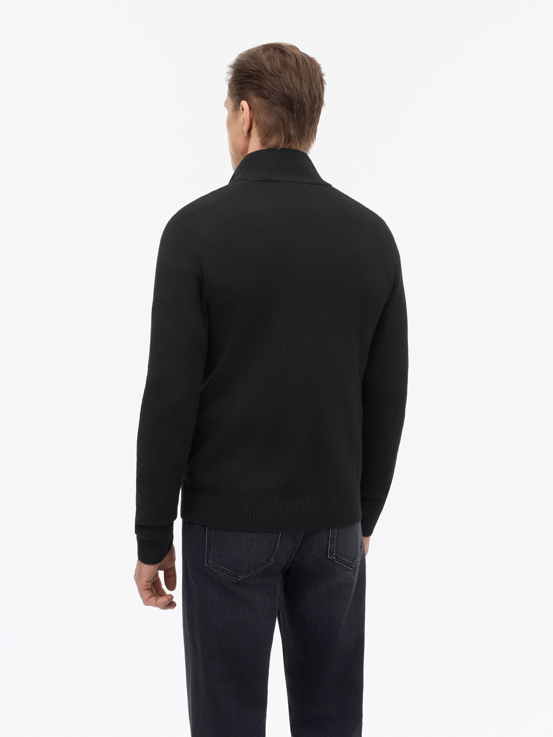 Cassian Merino Zip Cardigan