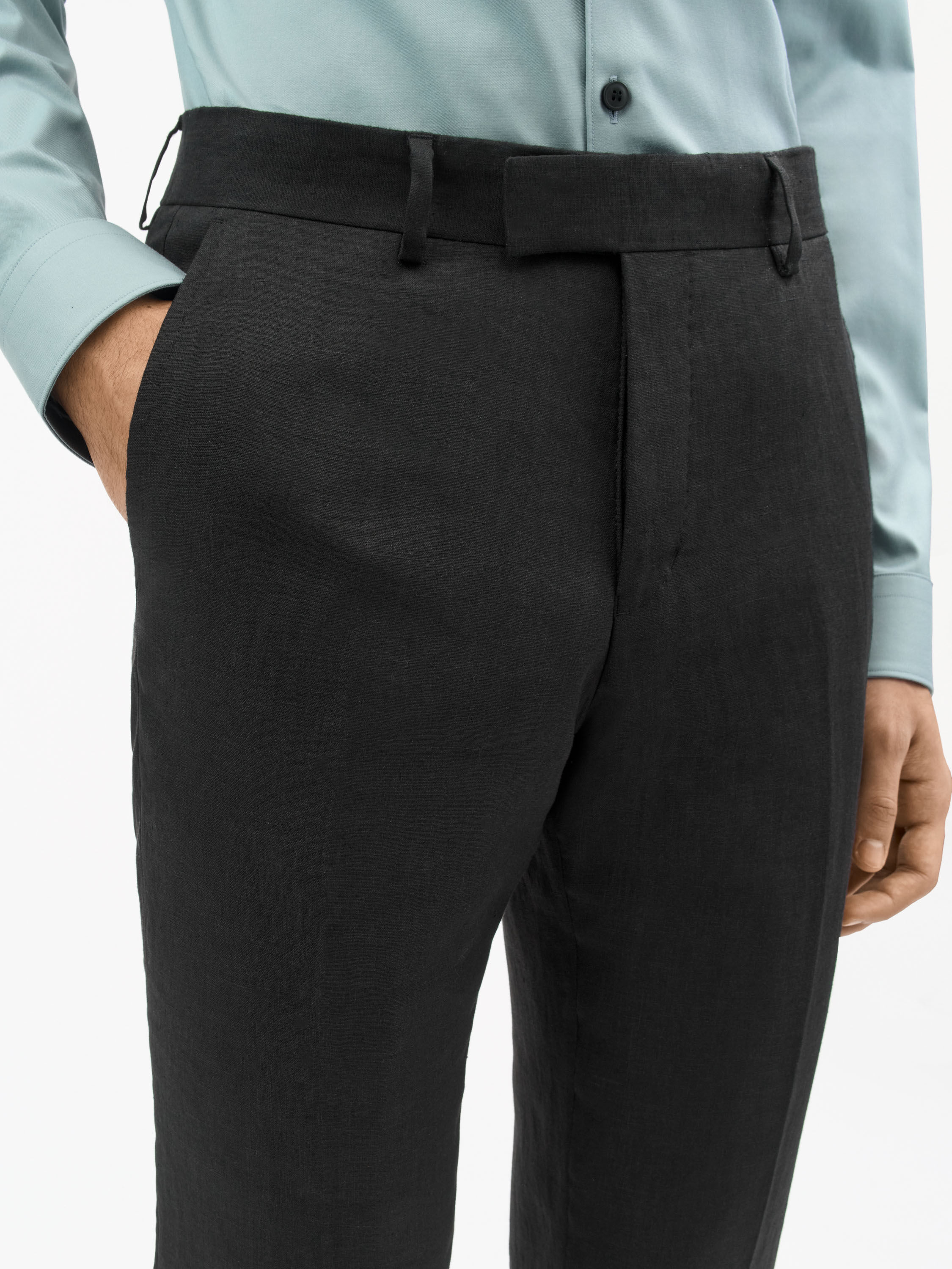 Tenuta Slim-Fit Linen Trousers