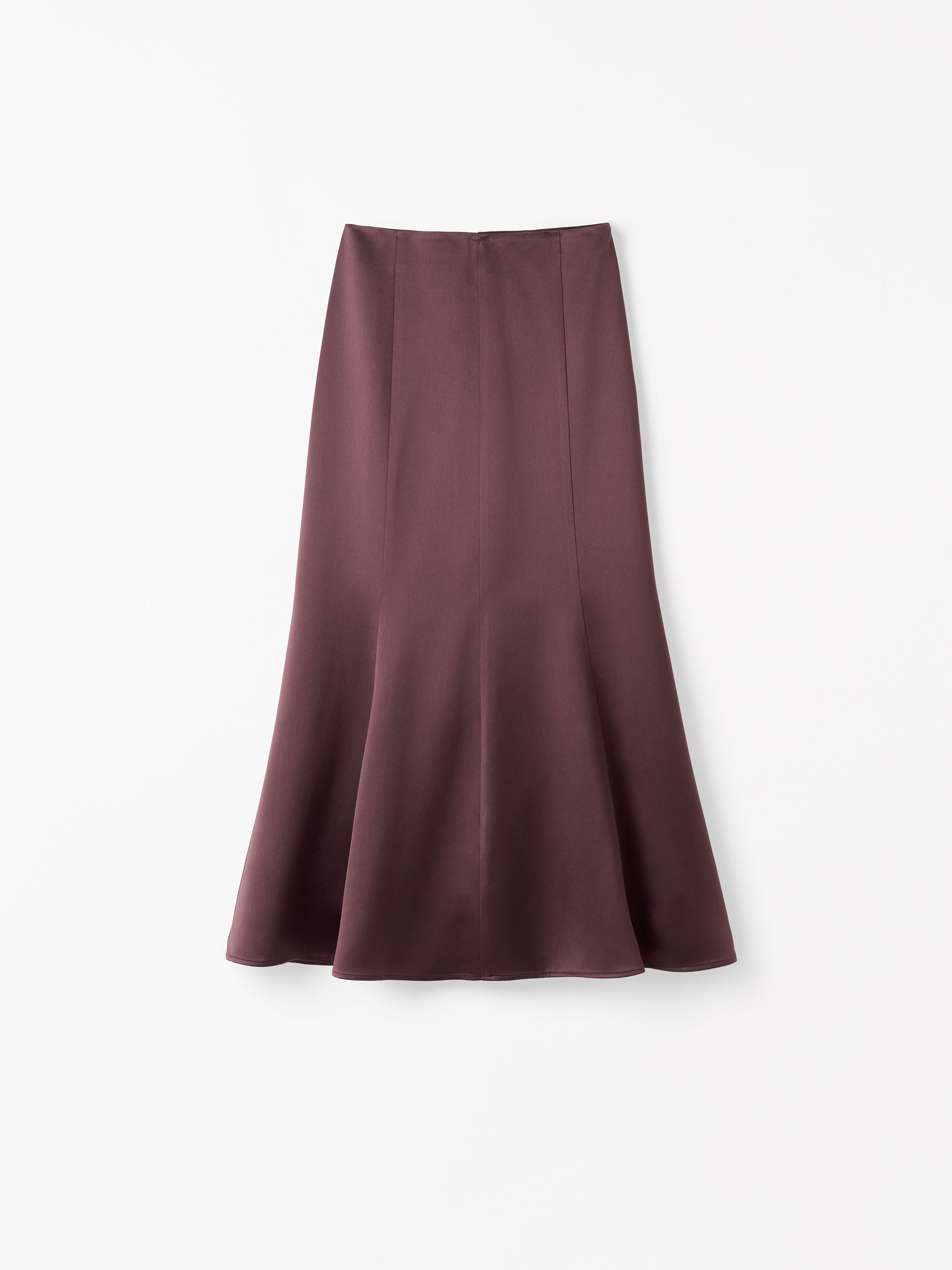 Ilona Ankle Satin Skirt