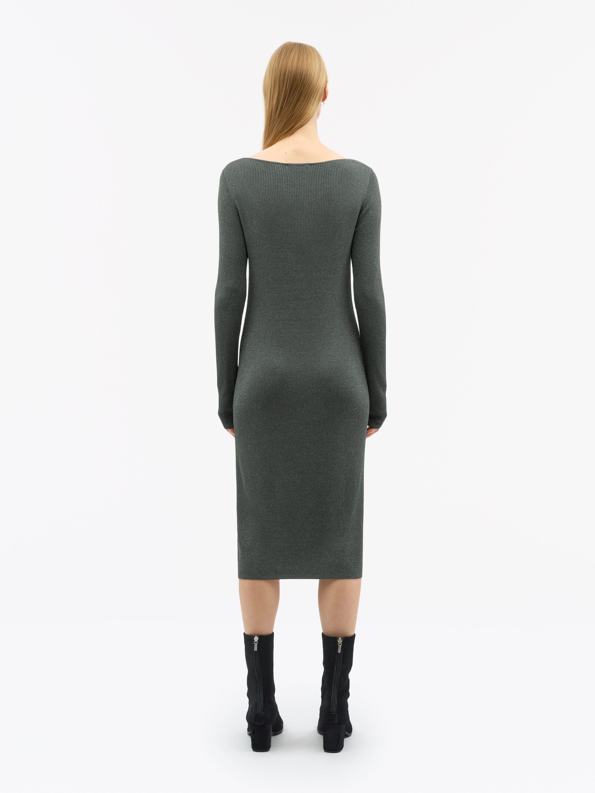 Poppie Knitted Lurex Dress