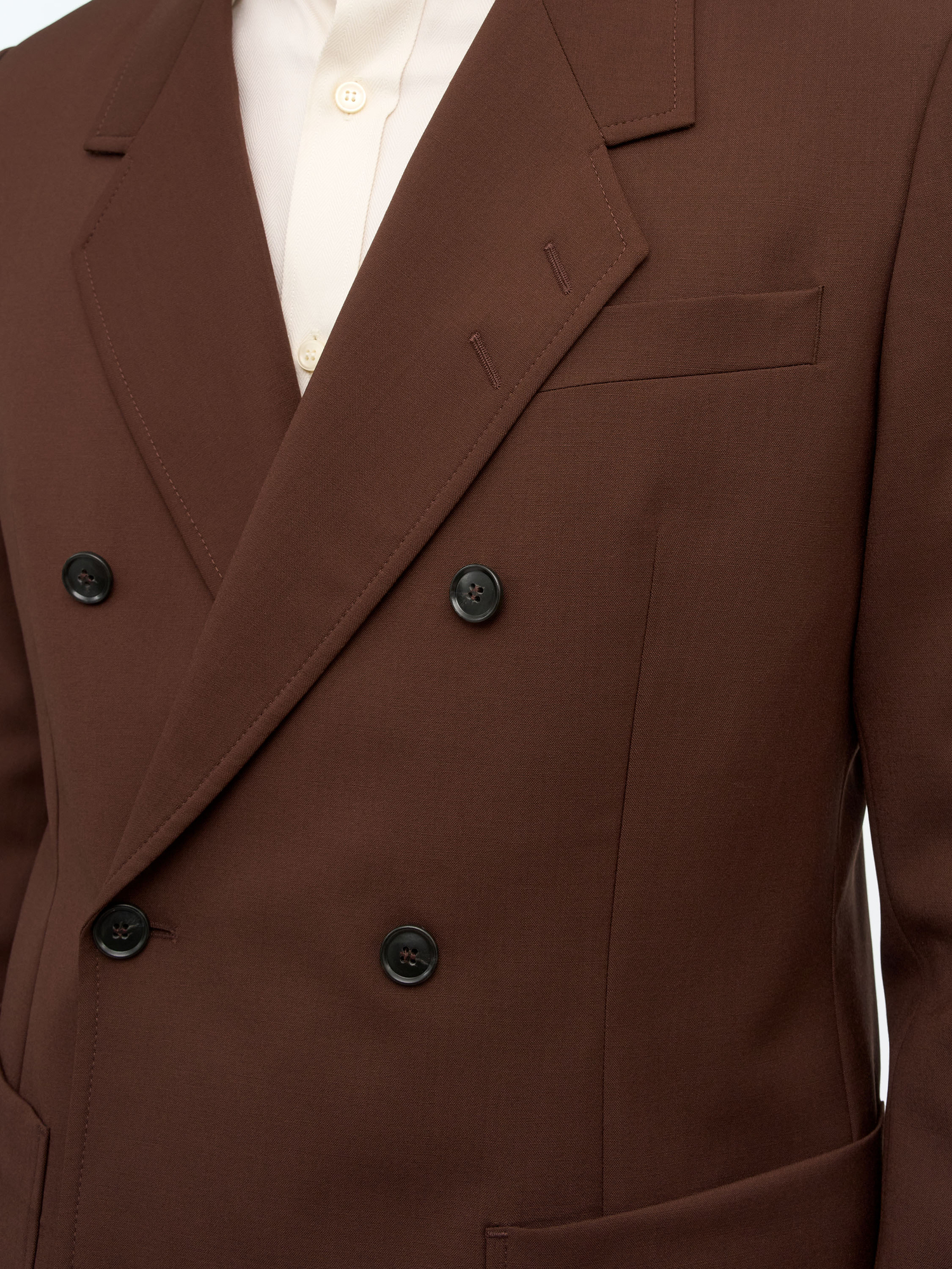 Forever New Petite - Manteau croisé habillé - Marron chocolat chaud Forever New Petite - Manteau croisé habillé - Marron chocolat chaud