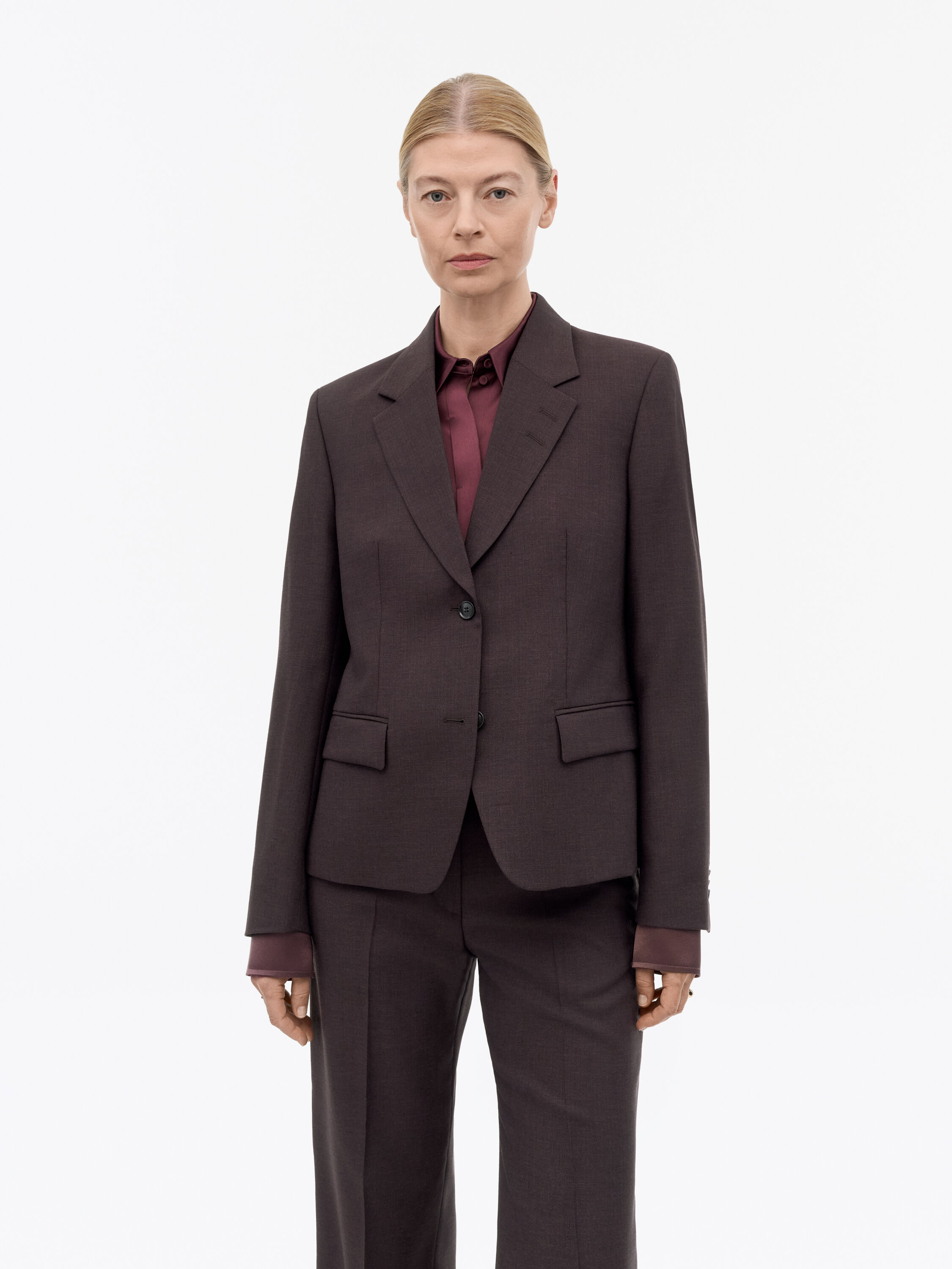 Saina Dark Purple Suit