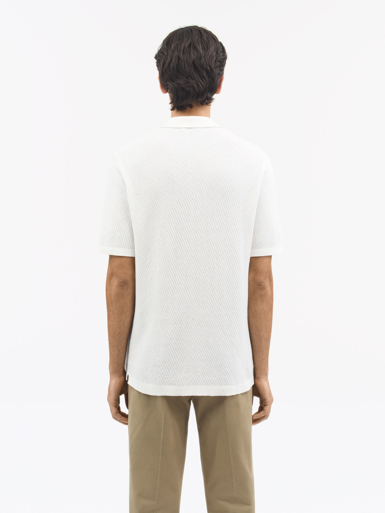 Reid Cashmere Cotton Polo