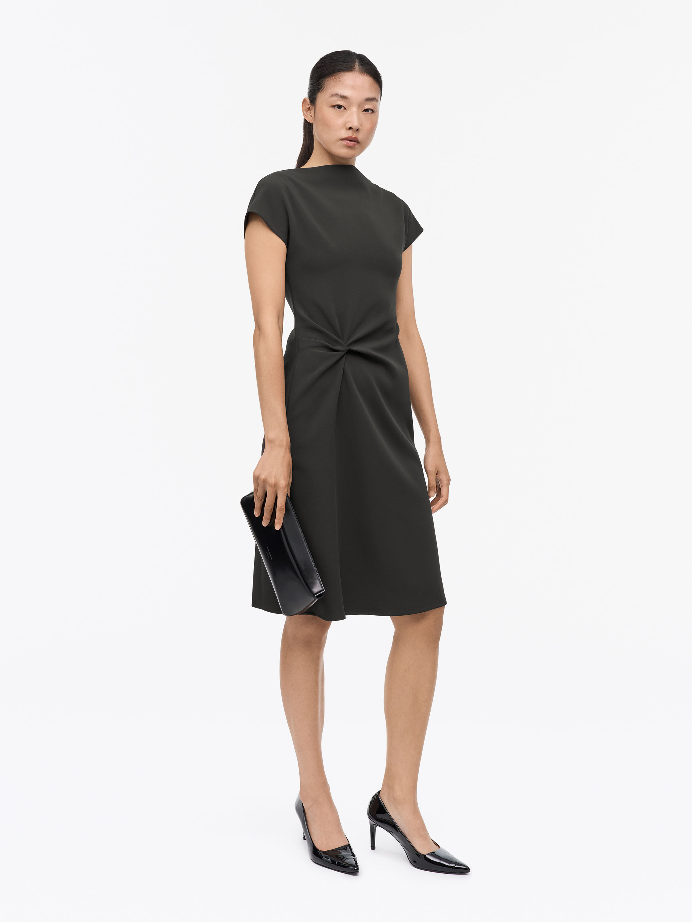 Elora Fitted Jersey Dress