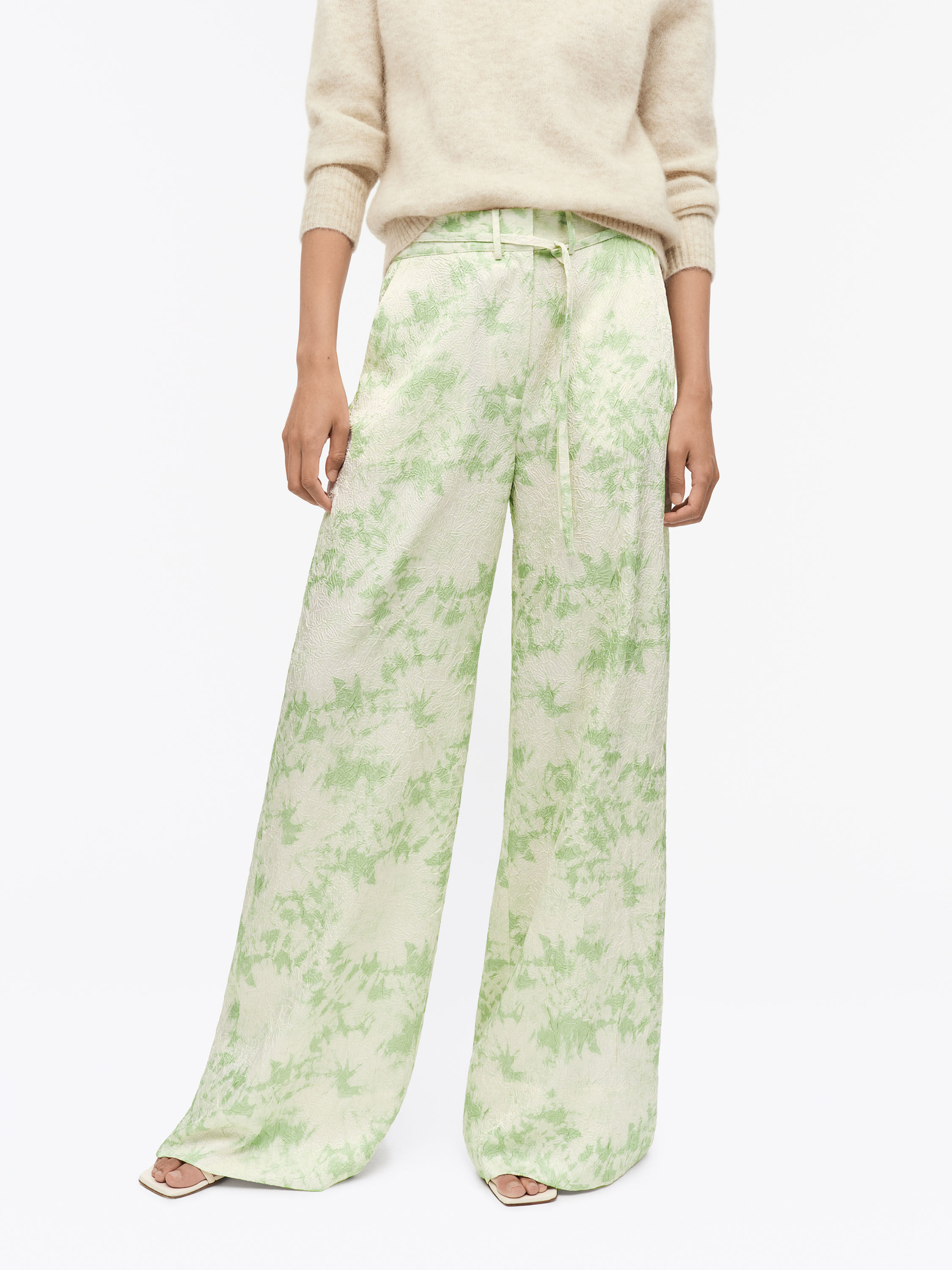 Ellis Tailored Print Trousers
