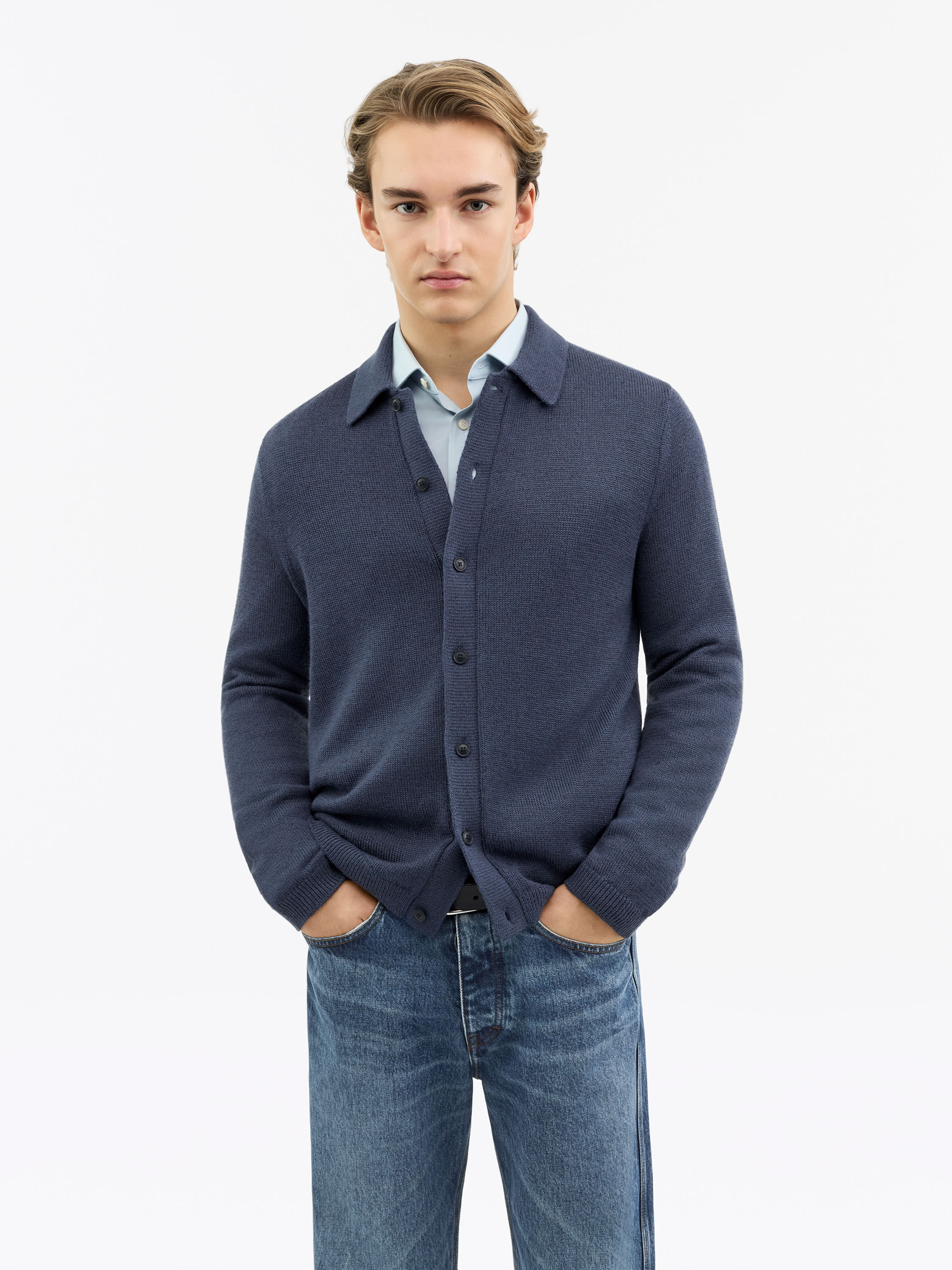 Saeron Linen Wool Cardigan