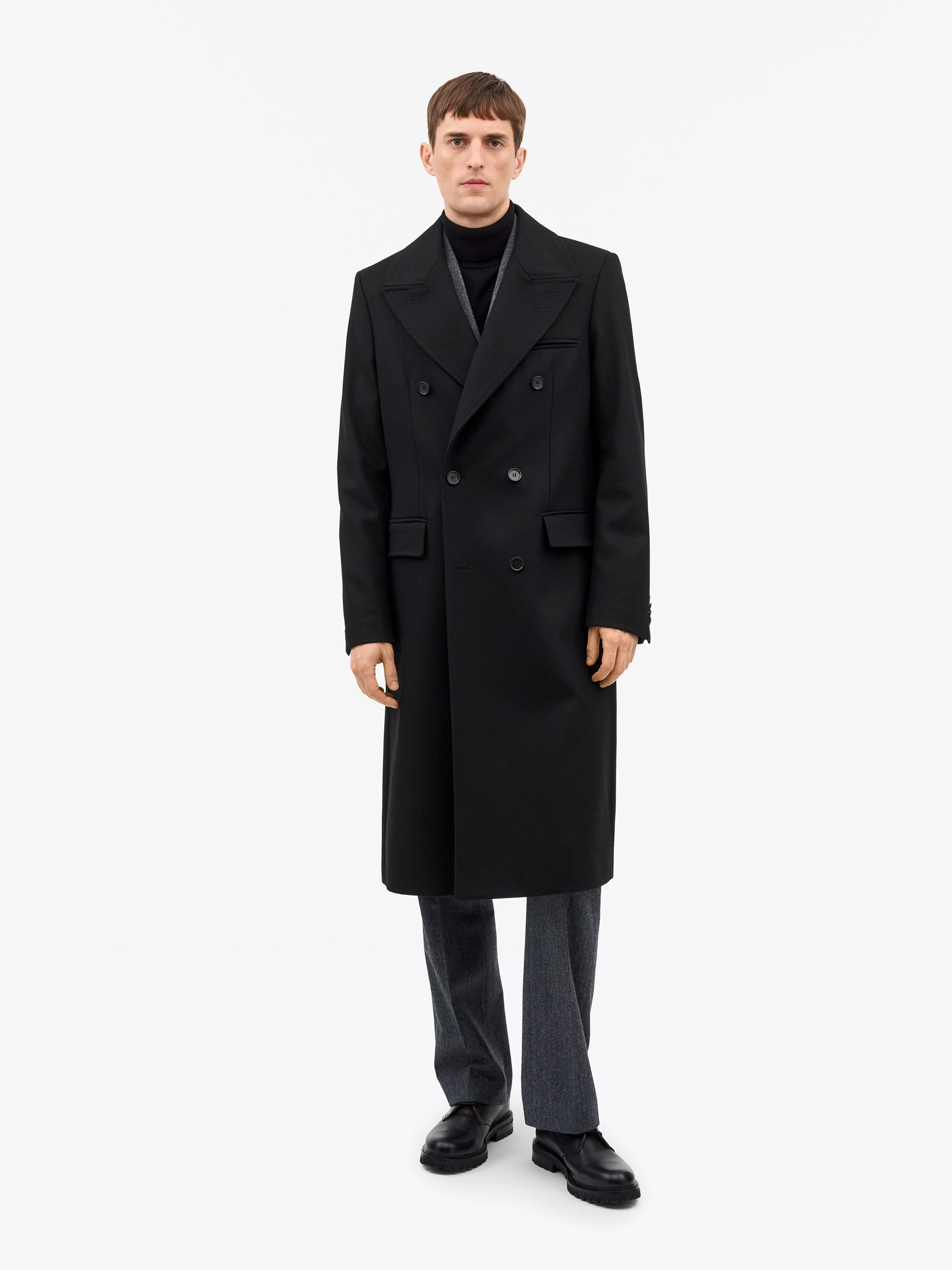 Hennri Double-Breasted Wool Coat