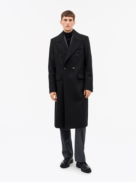 Hennri Double-Breasted Wool Coat