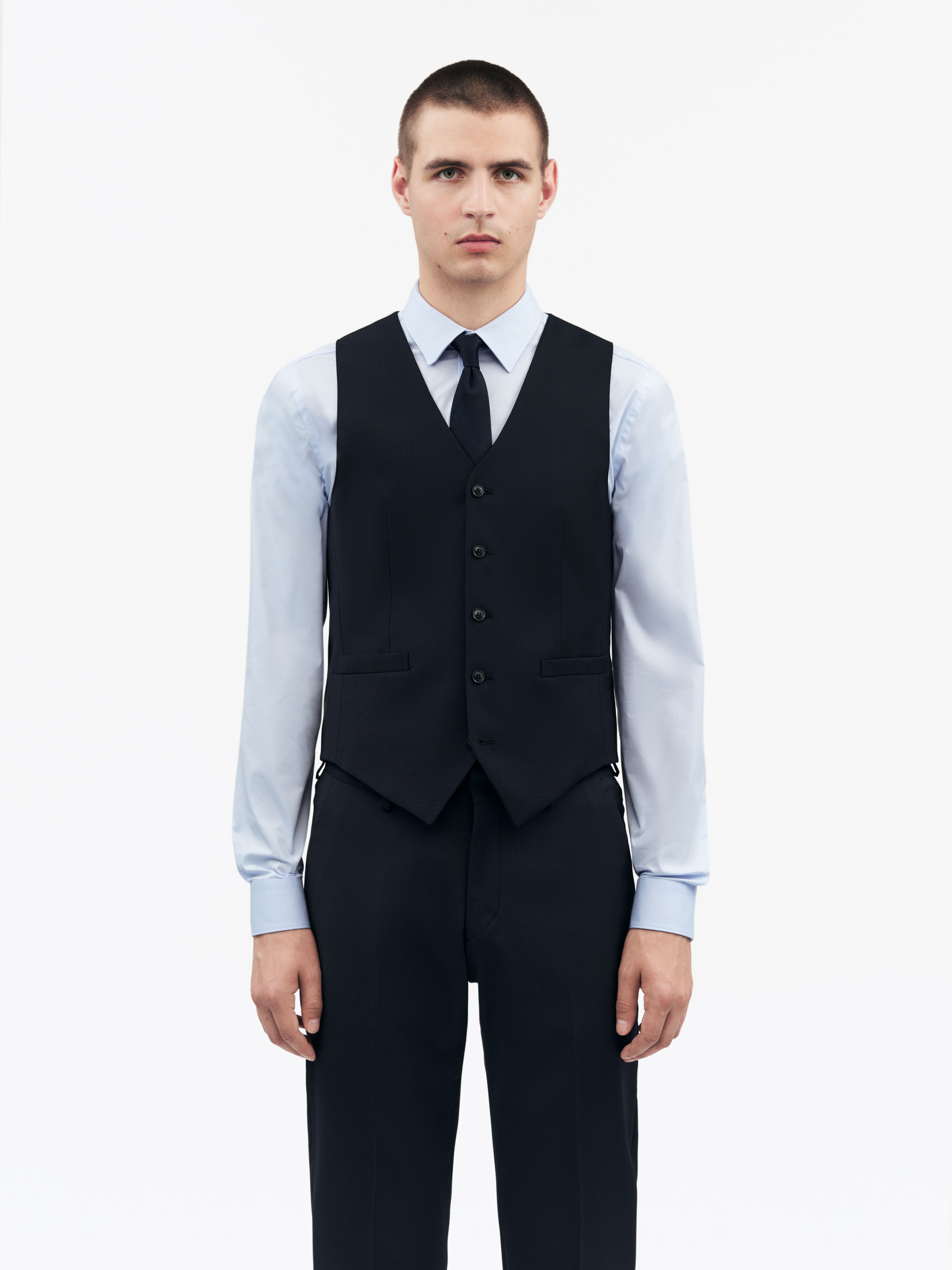 Wayde Polyester-Wool Blend Waistcoat