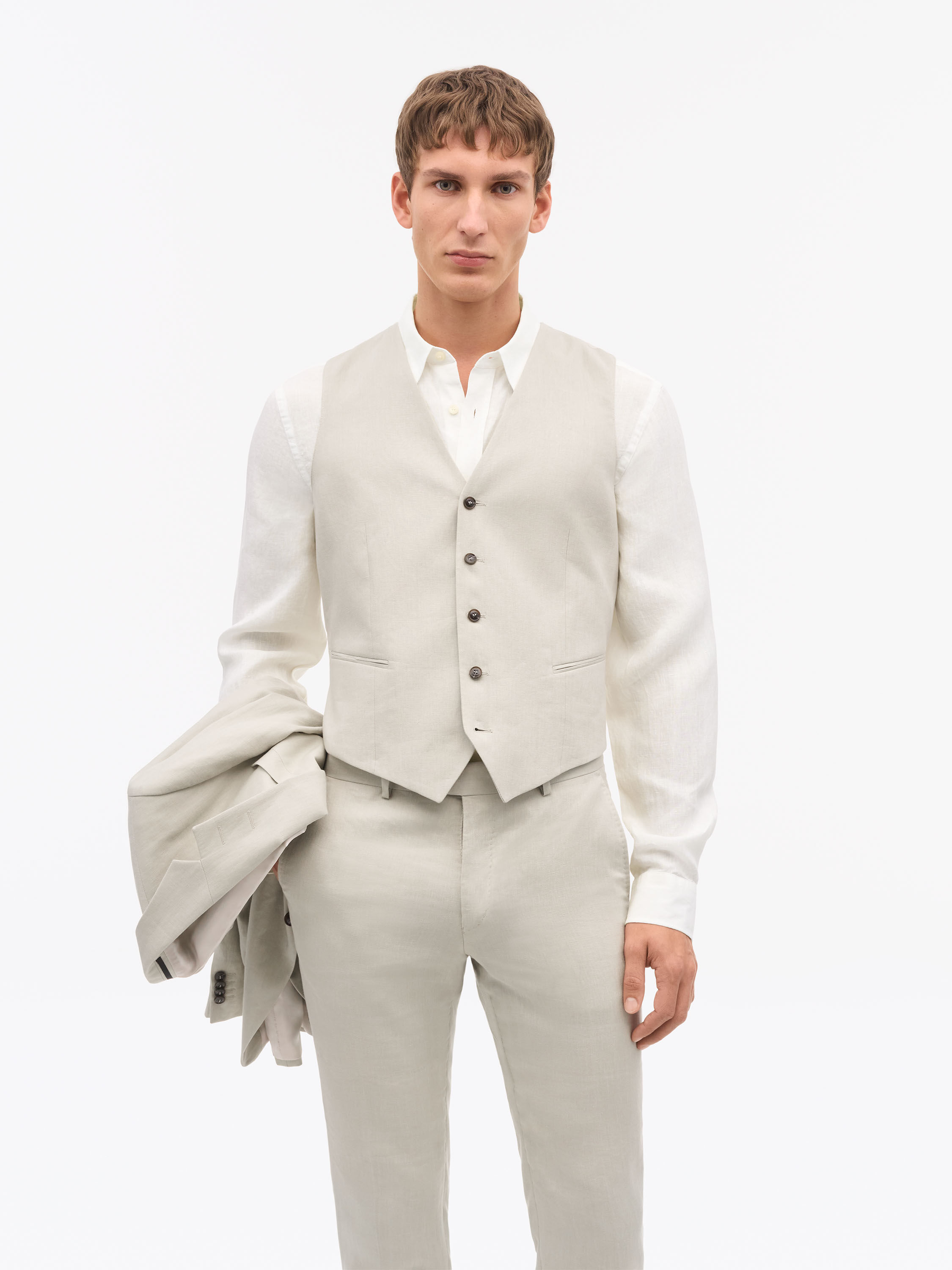 Winston Linen Waistcoat