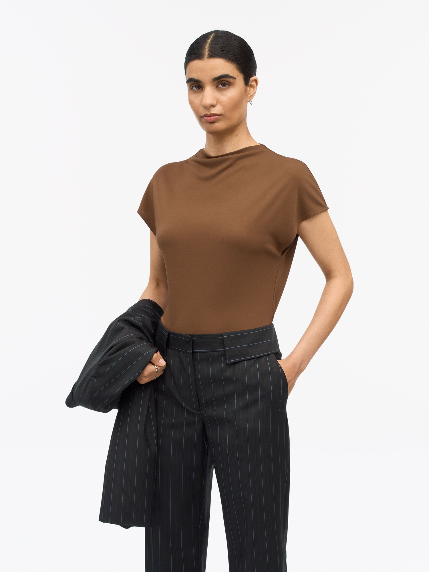 Alitta Slim Cap-Sleeve Top