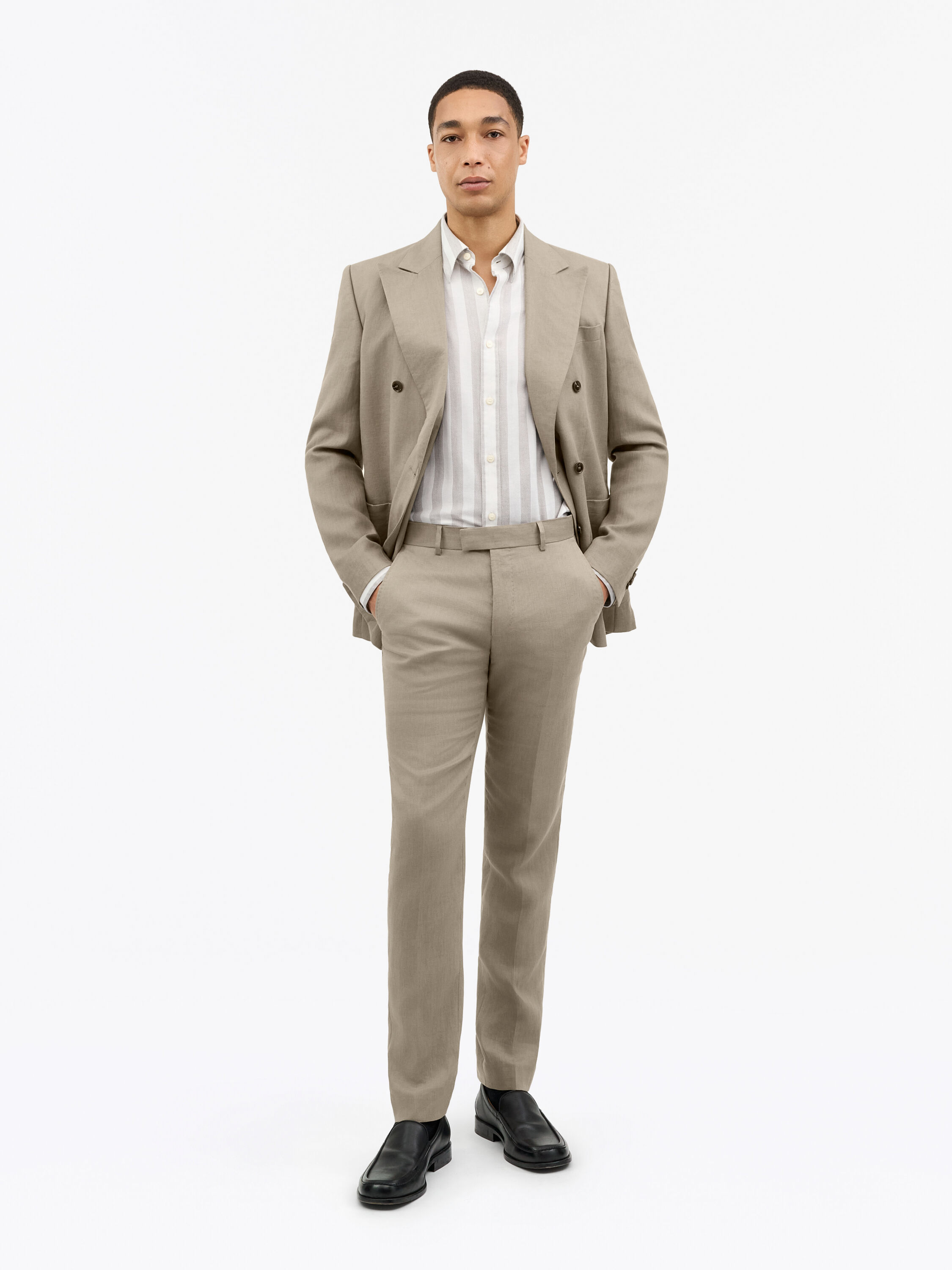 Pantalon En Lin Tense