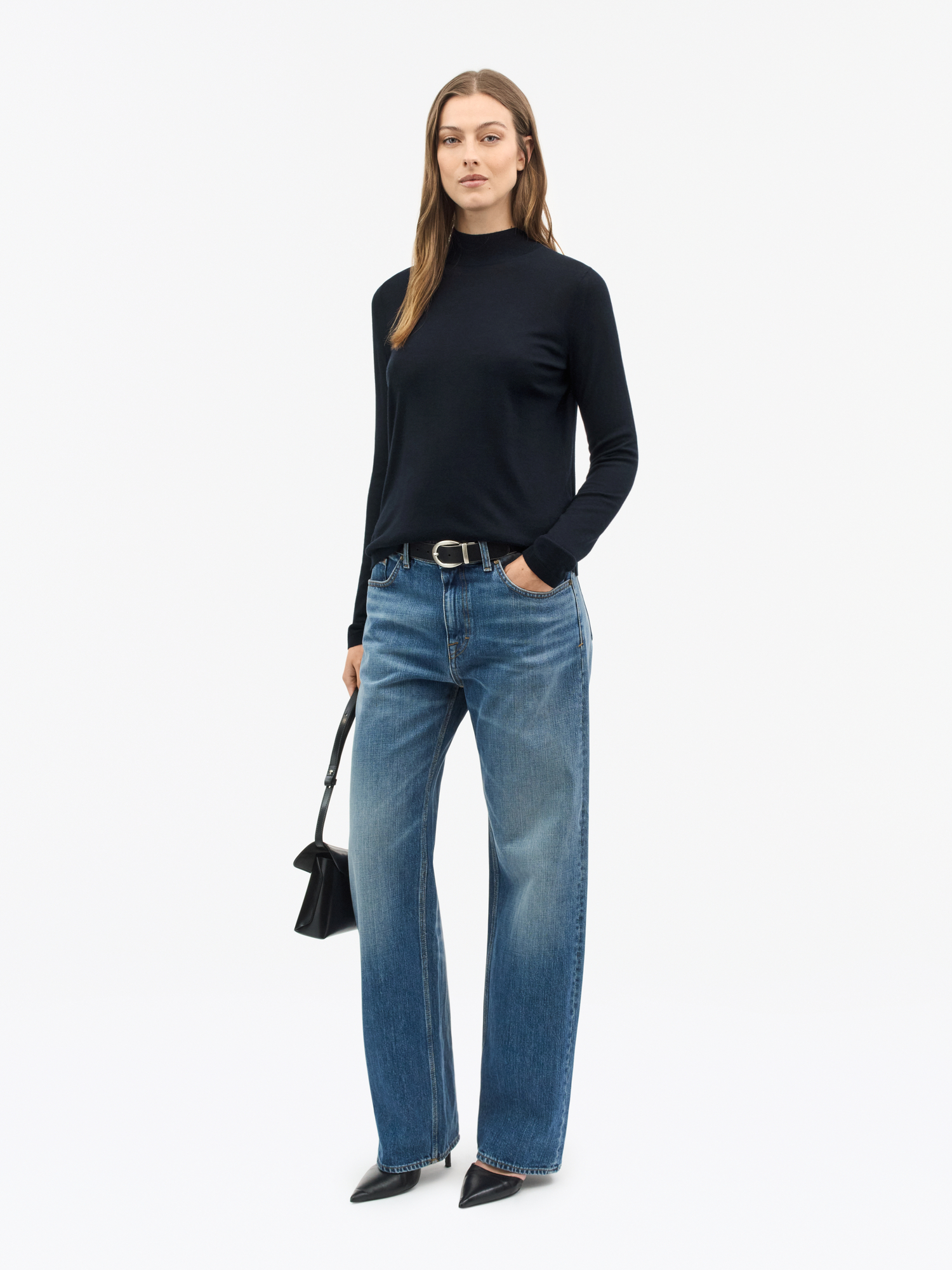 Winnie Mock Neck Pullover