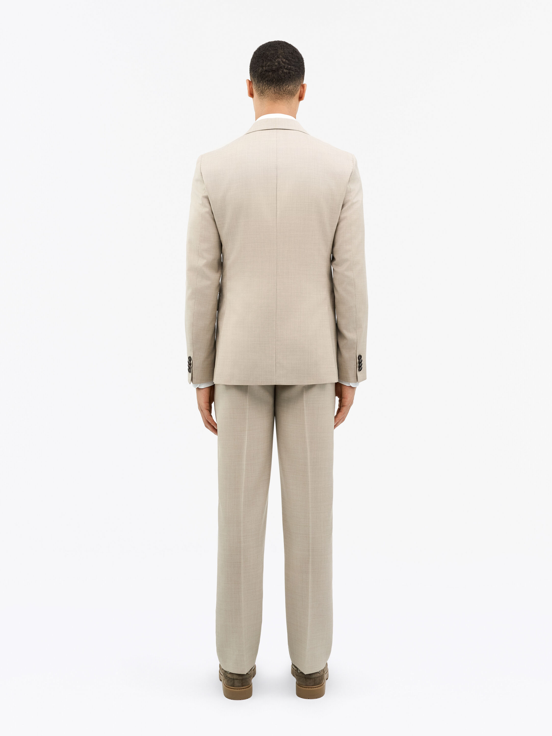 Ease Beige Wool Suit