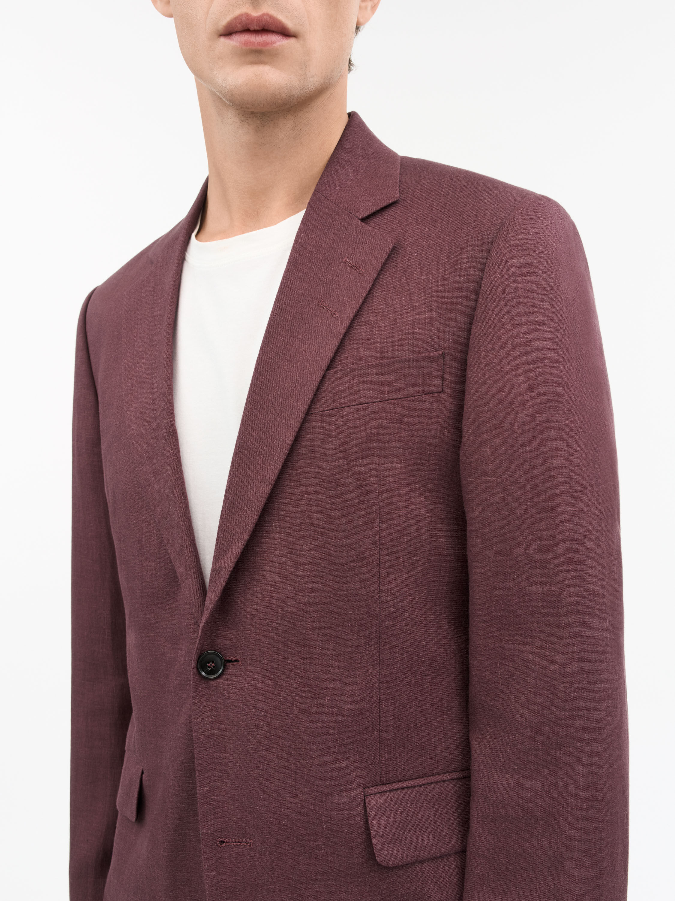 Blazer Slim En Lin Justin