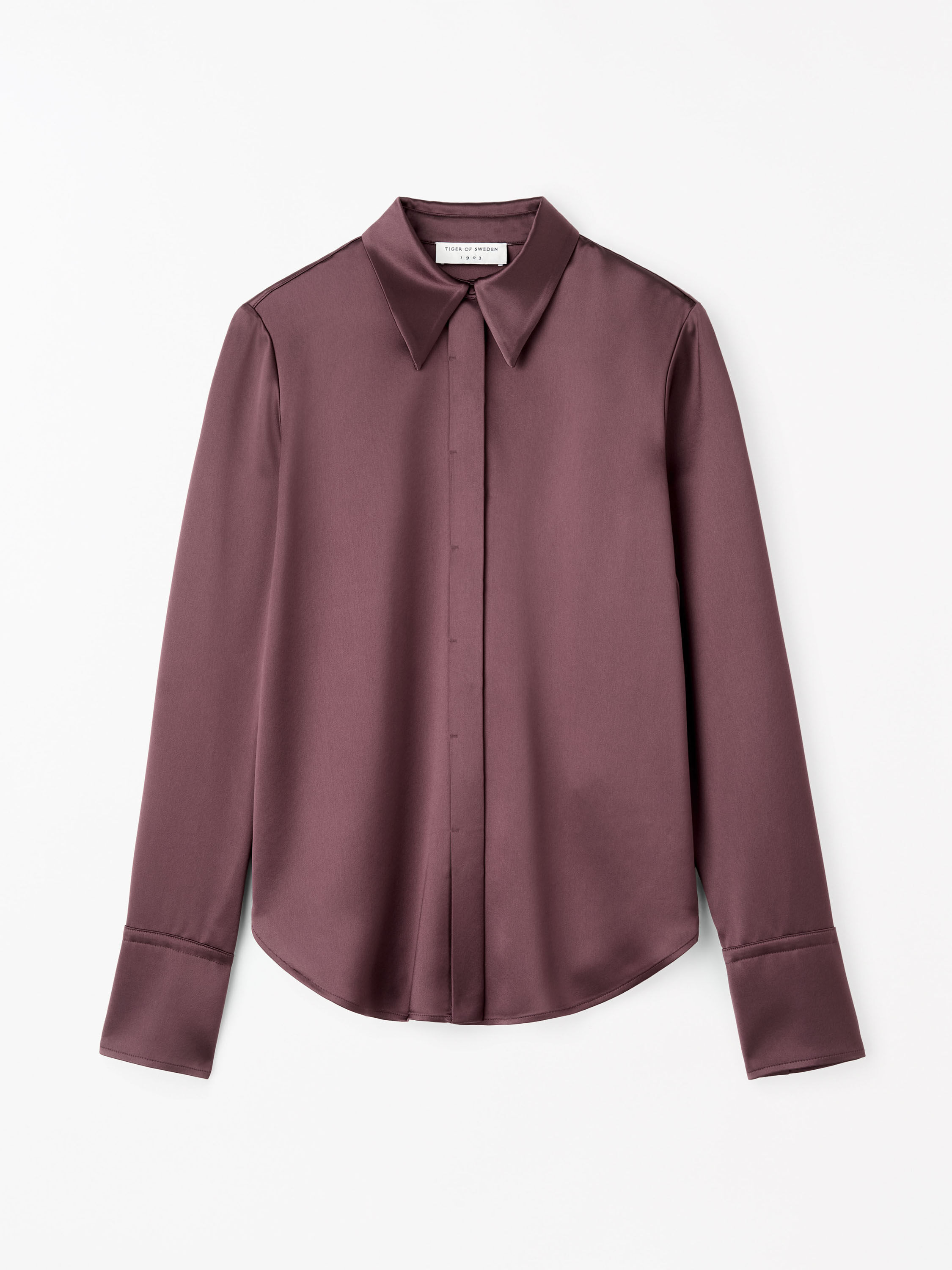 Daphne Regular-Fit Satin Shirt