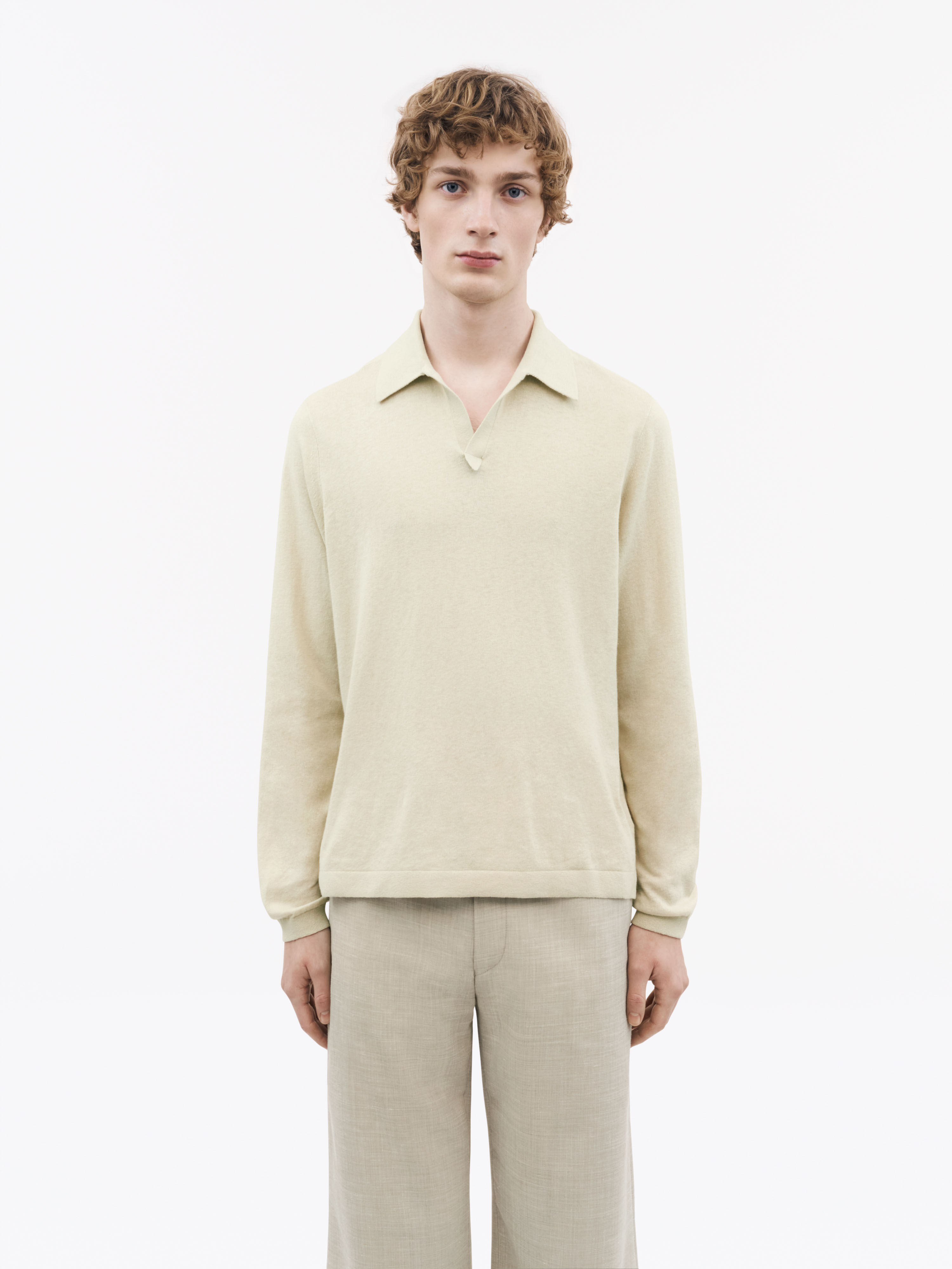 Beker lang&aelig;rmet poloshirt