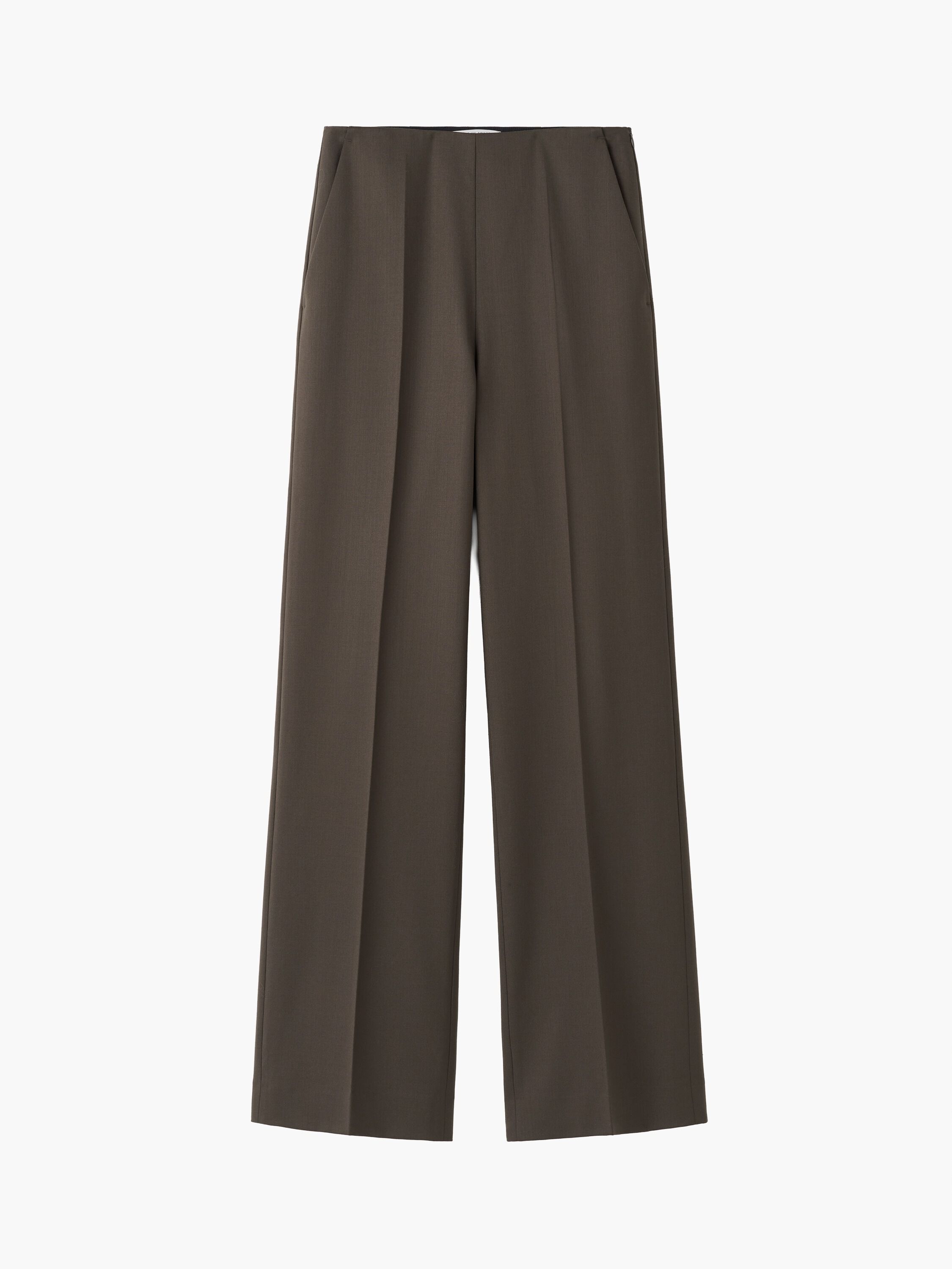 Eedit Mid Waist Wool Trousers