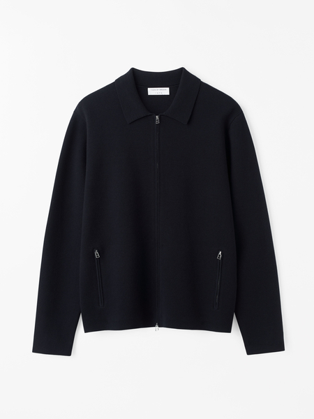 Celyn Wool Blend Zip-up Cardigan
