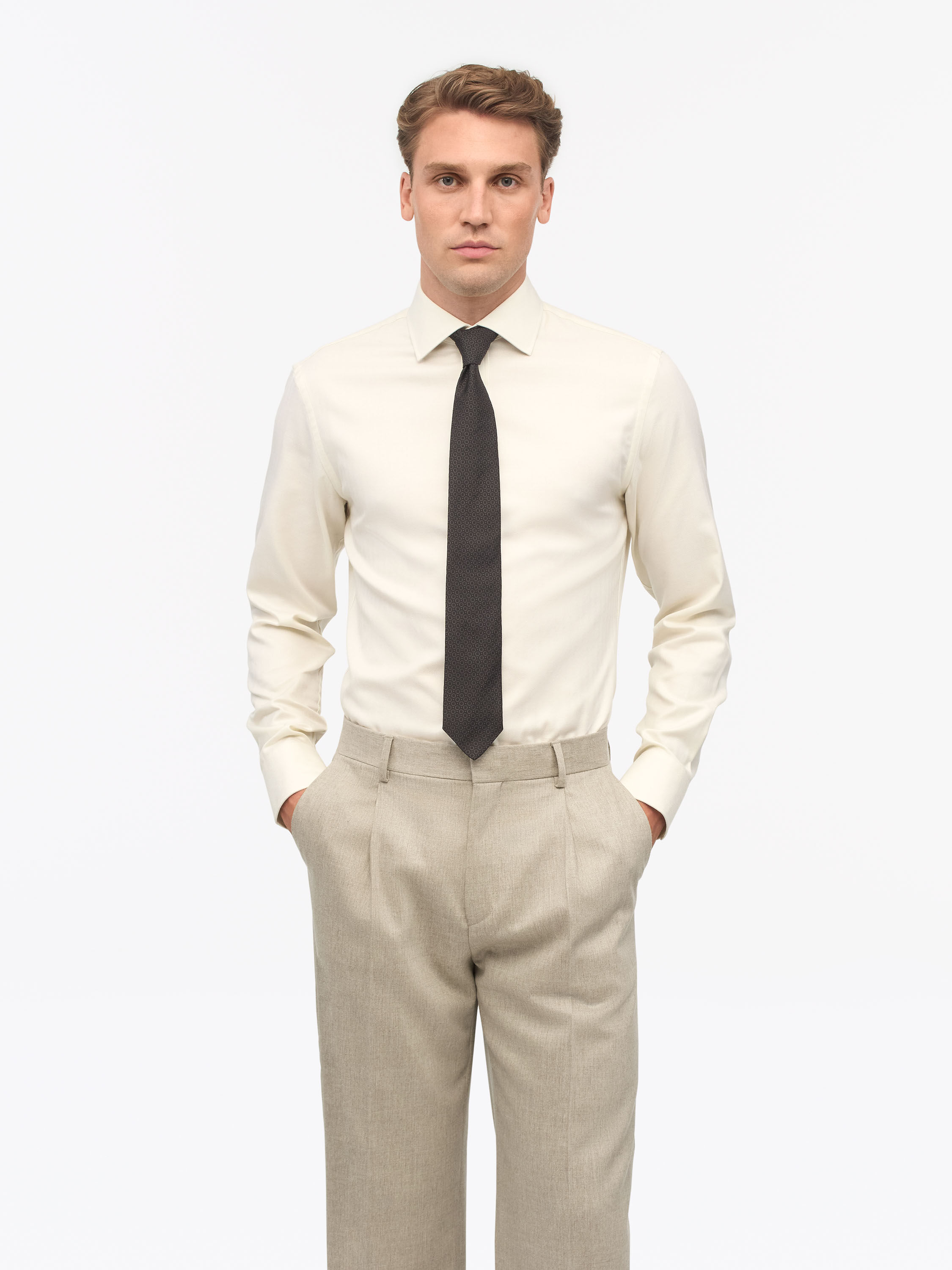 Adley C Herringbone Shirt