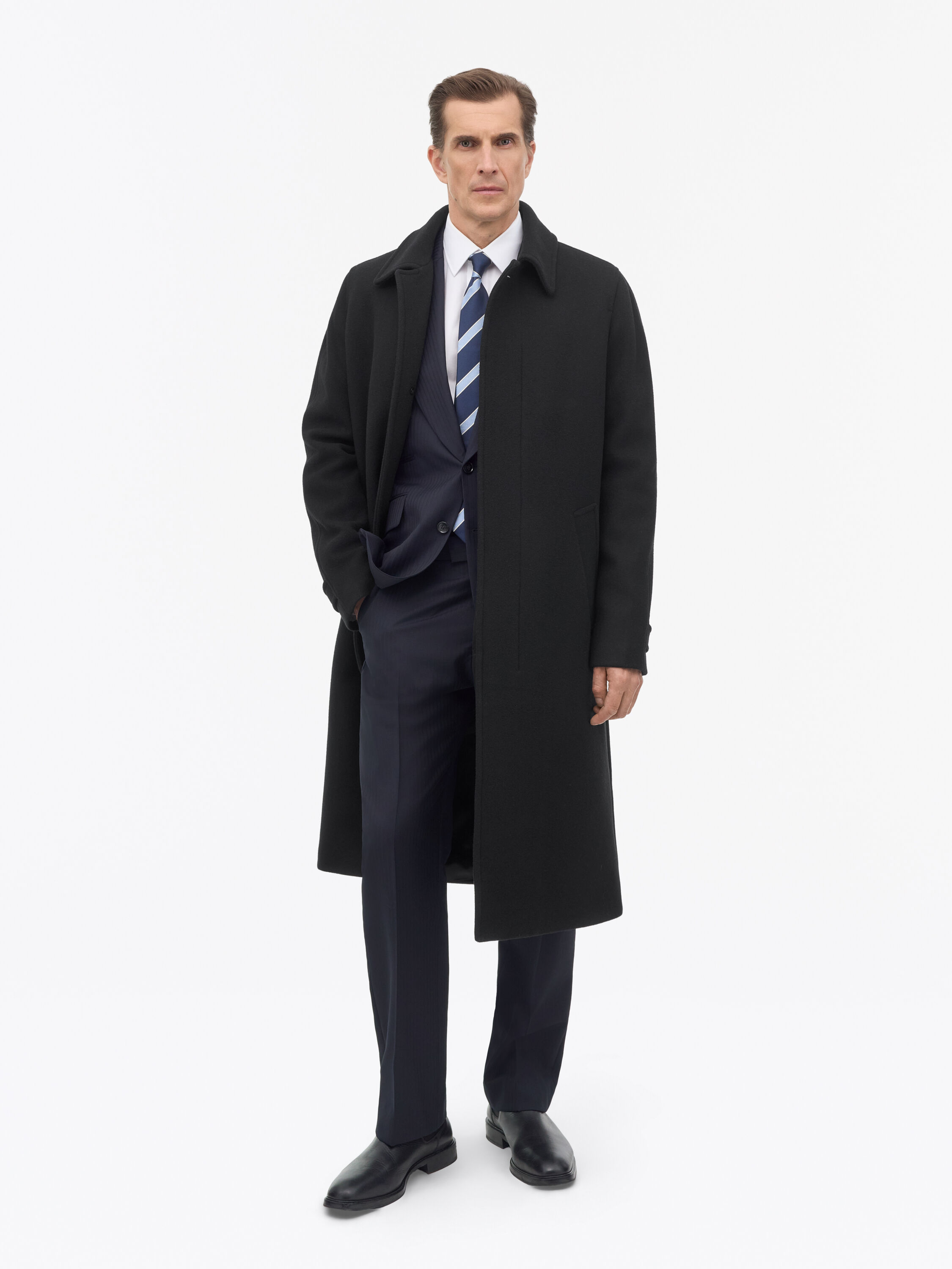 Carlton W Wool Cashmere Coat