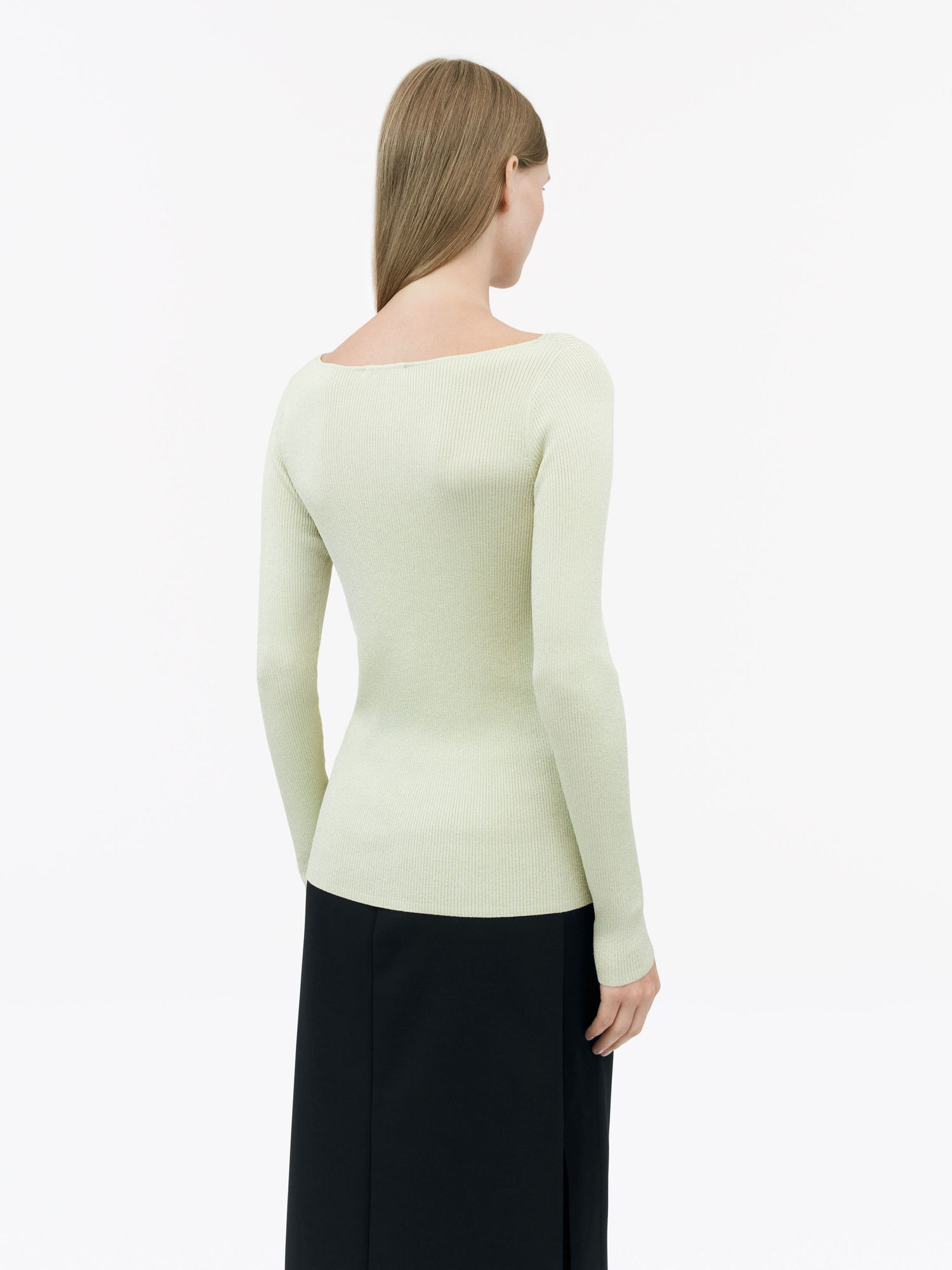 Sweetheart Neckline Alianna Sweater