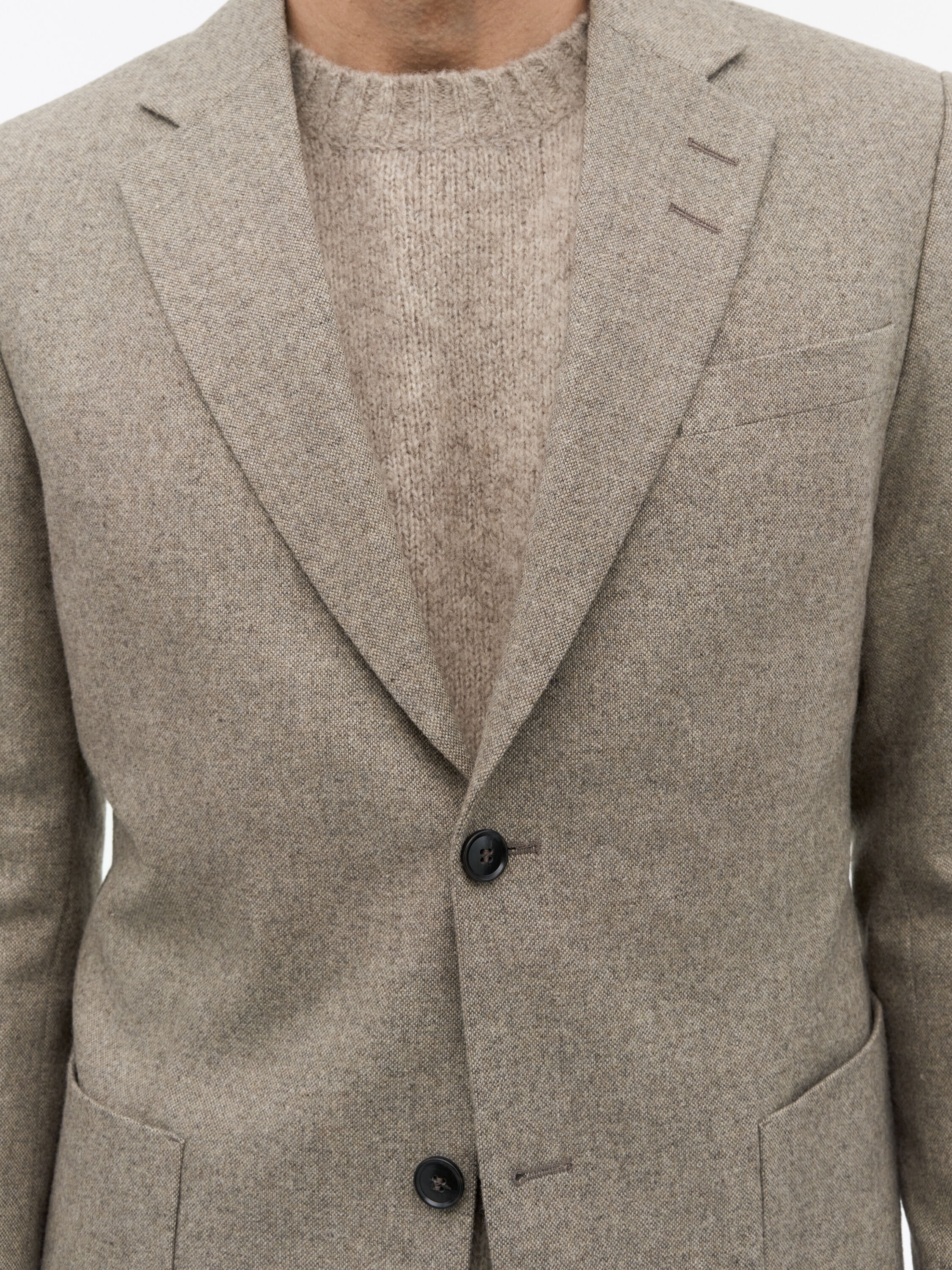 Justin Brushed Wool Suit