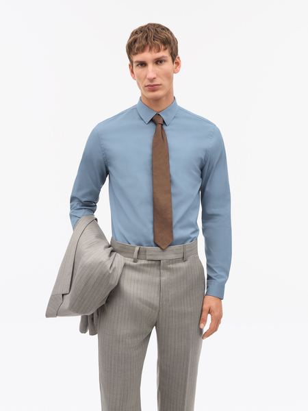 A.P.C.: Chemise Ross bleu marine | SSENSE France A.P.C.: Chemise Ross bleu marine | SSENSE France