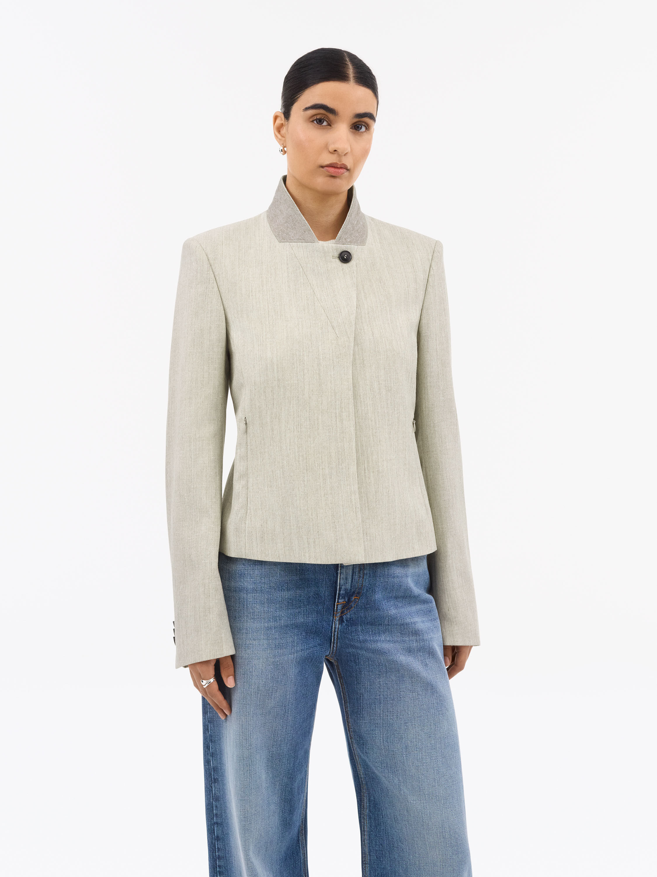 Sine Wool-Linen Jacket