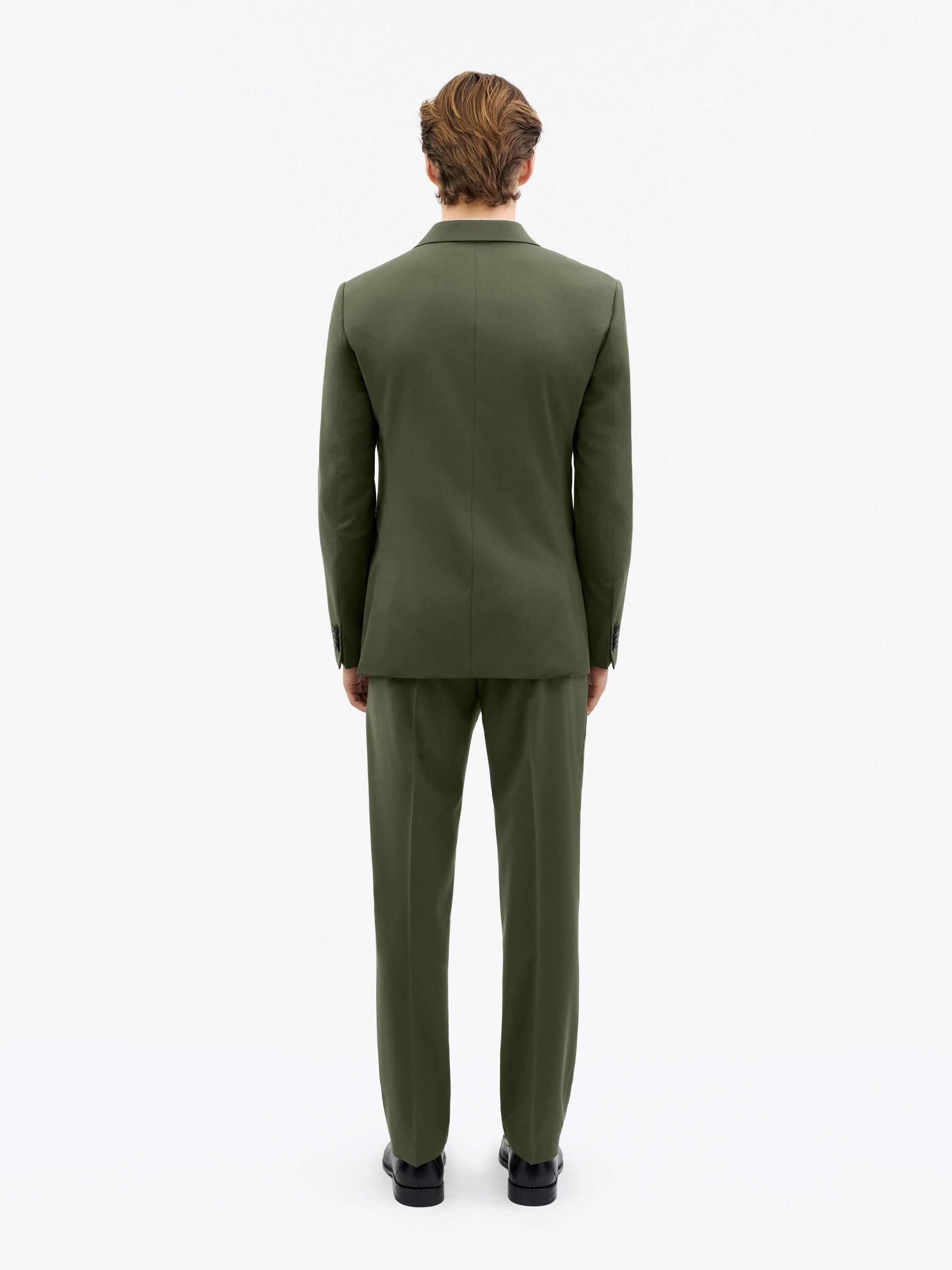 Justin Green Wool Suit