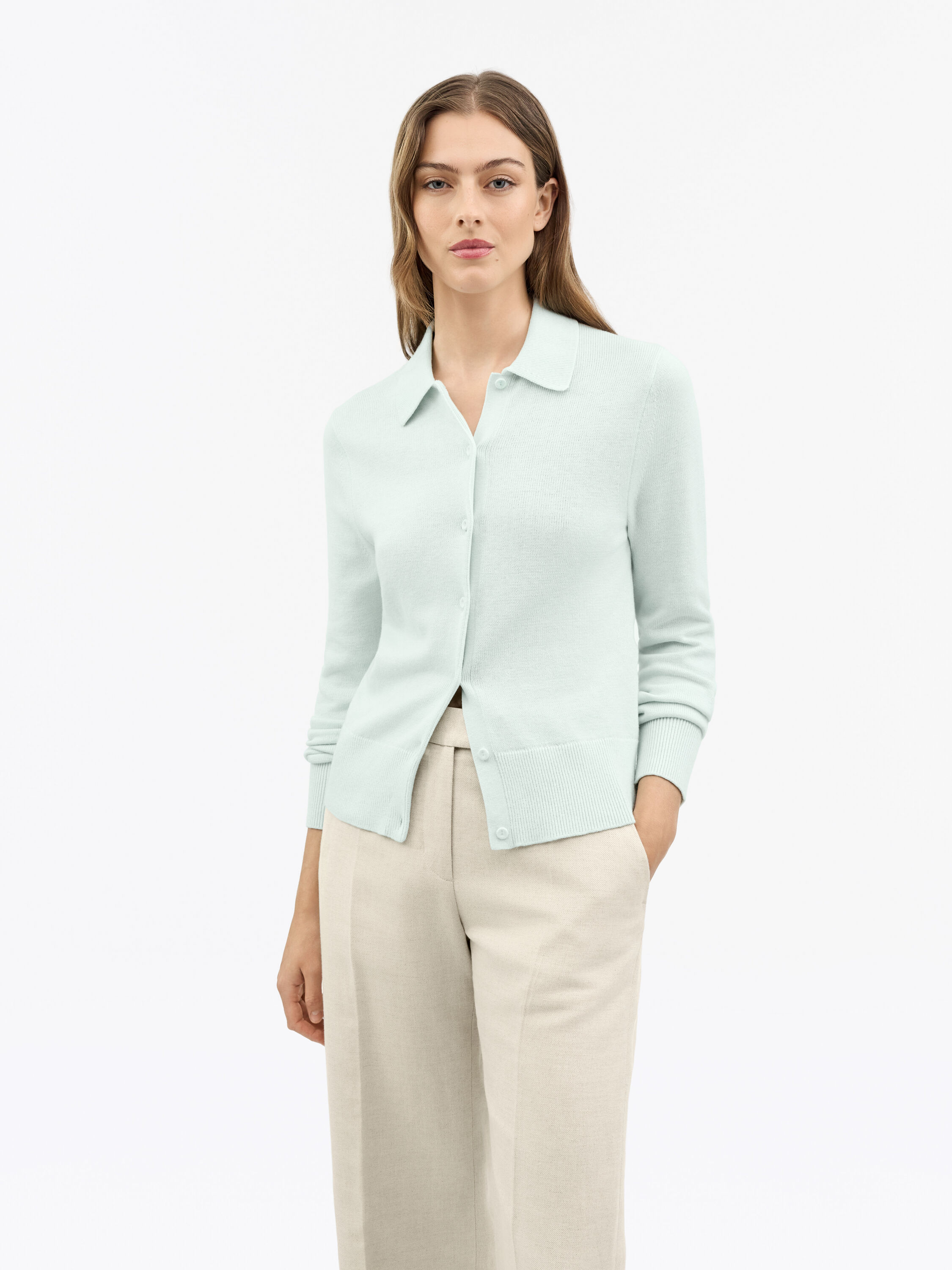 Everlee Cotton-Silk Cardigan