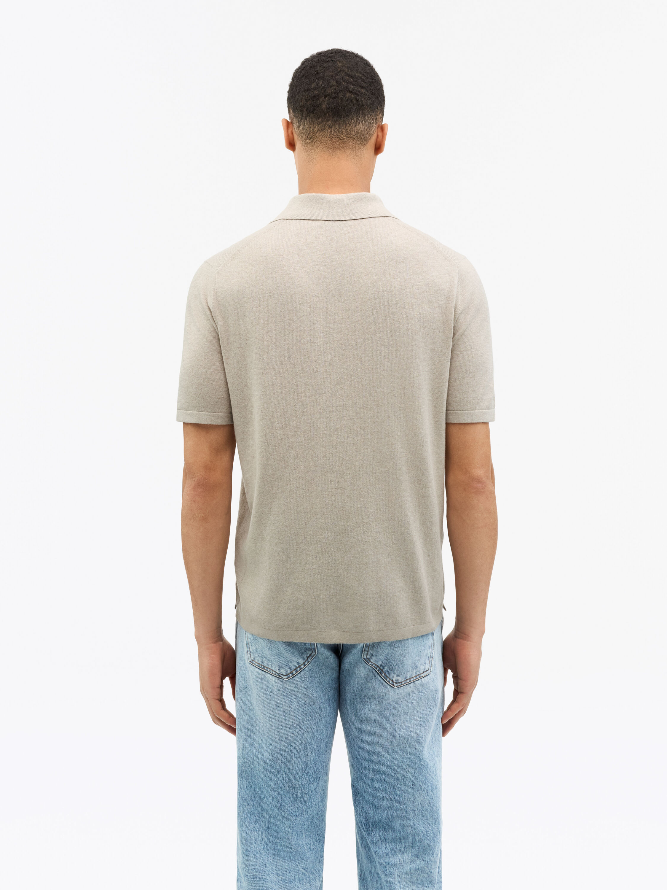 Erros Cotton-Linen Polo Shirt