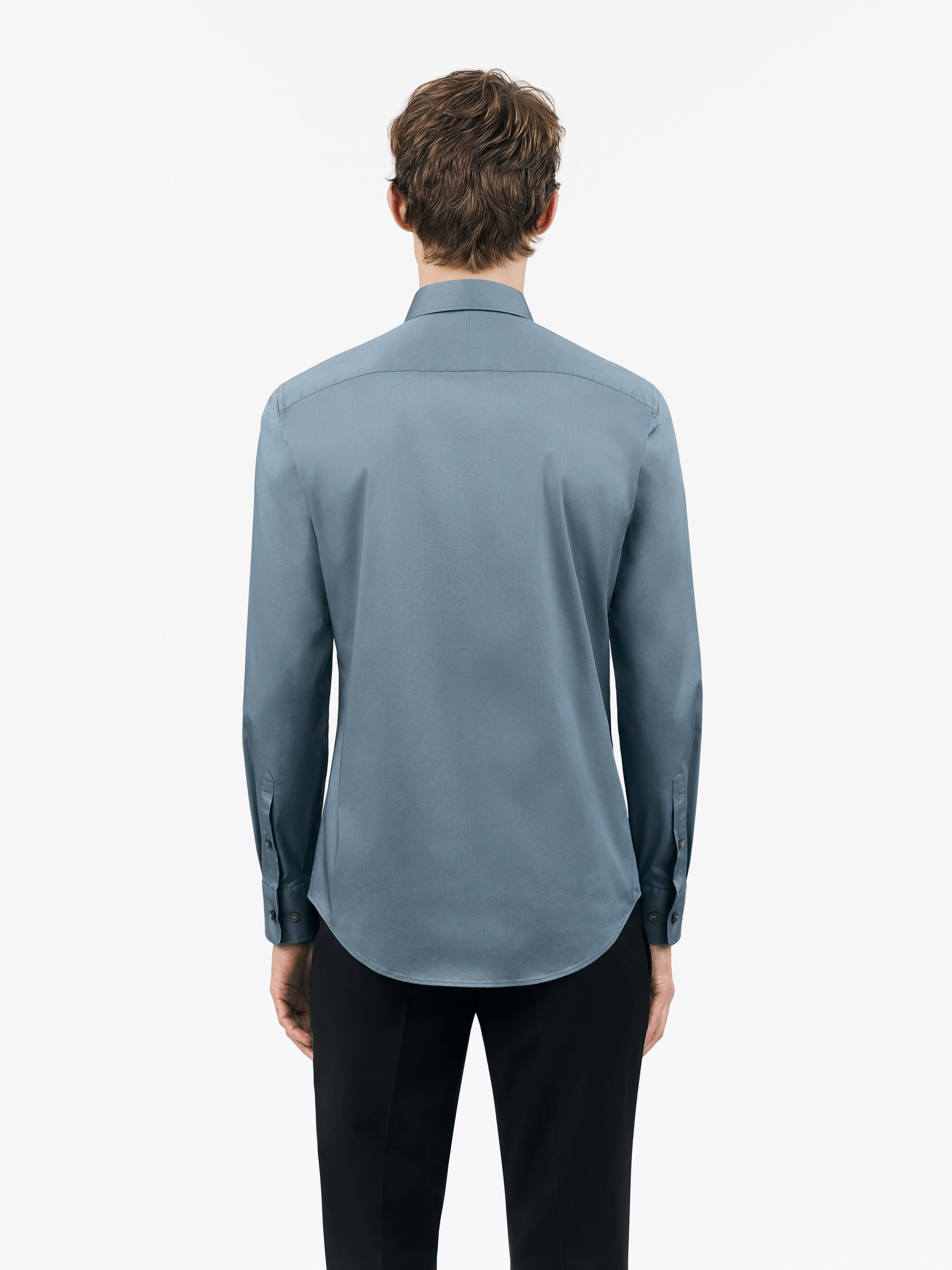 Chemise &agrave; col montant pointu Adley