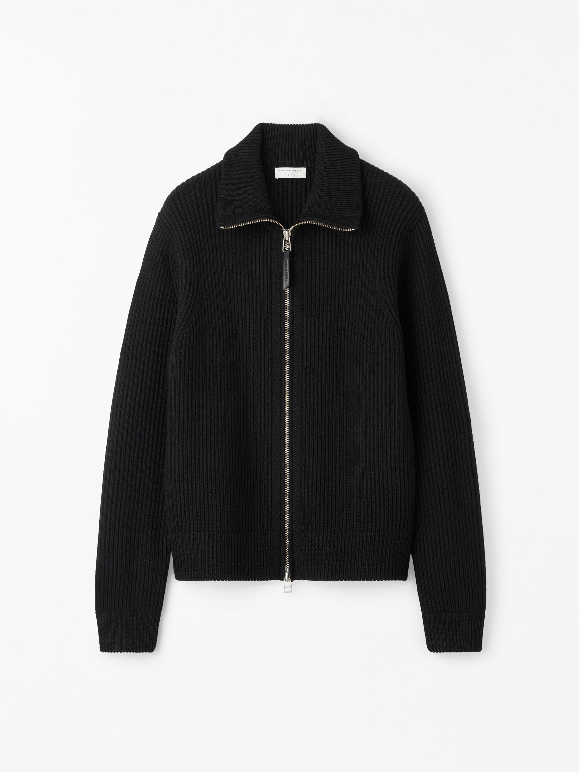 Niall Wollstrickjacke Mit Rei&szlig;verschluss