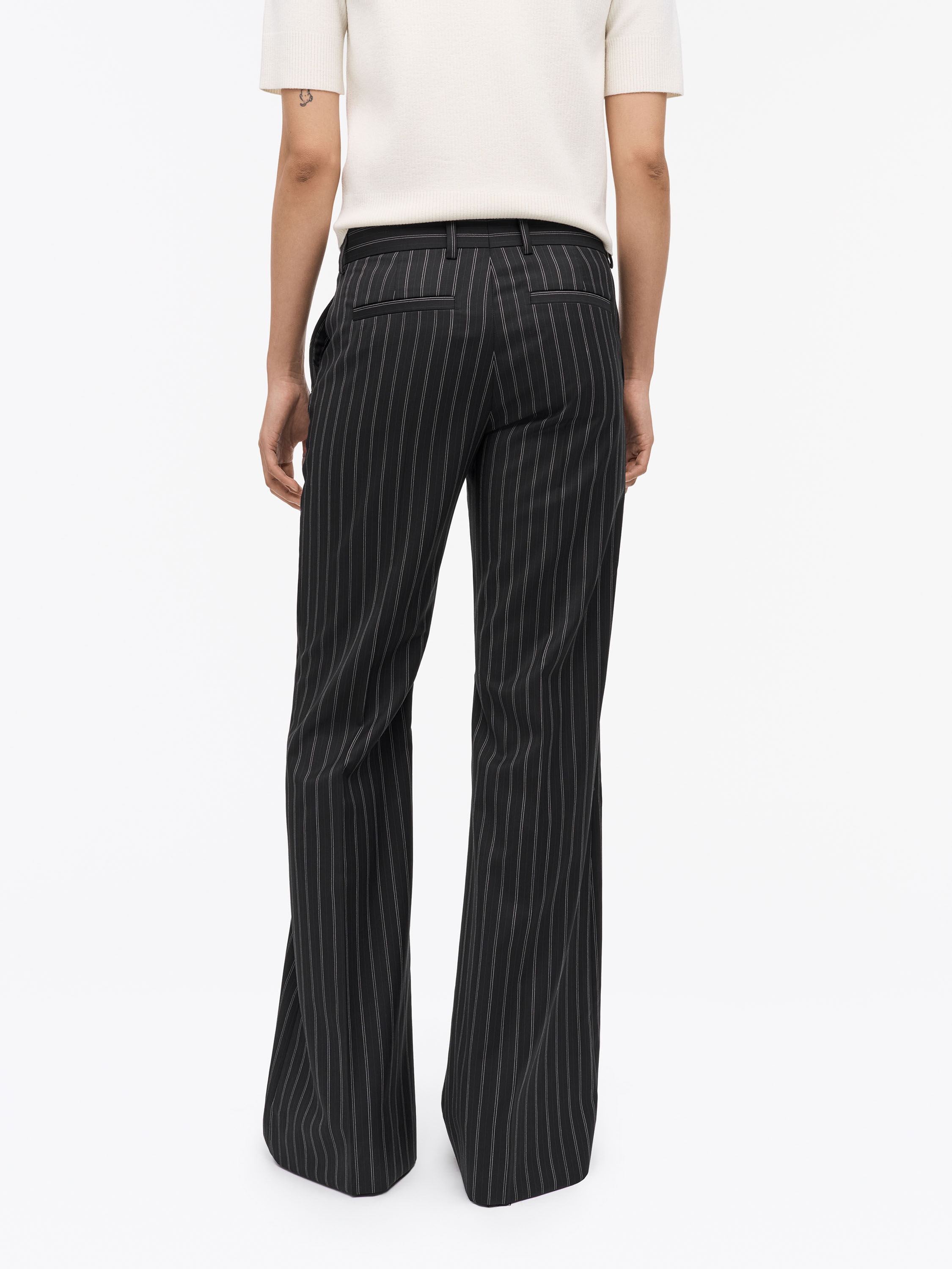 Junie Wollstreifenhose