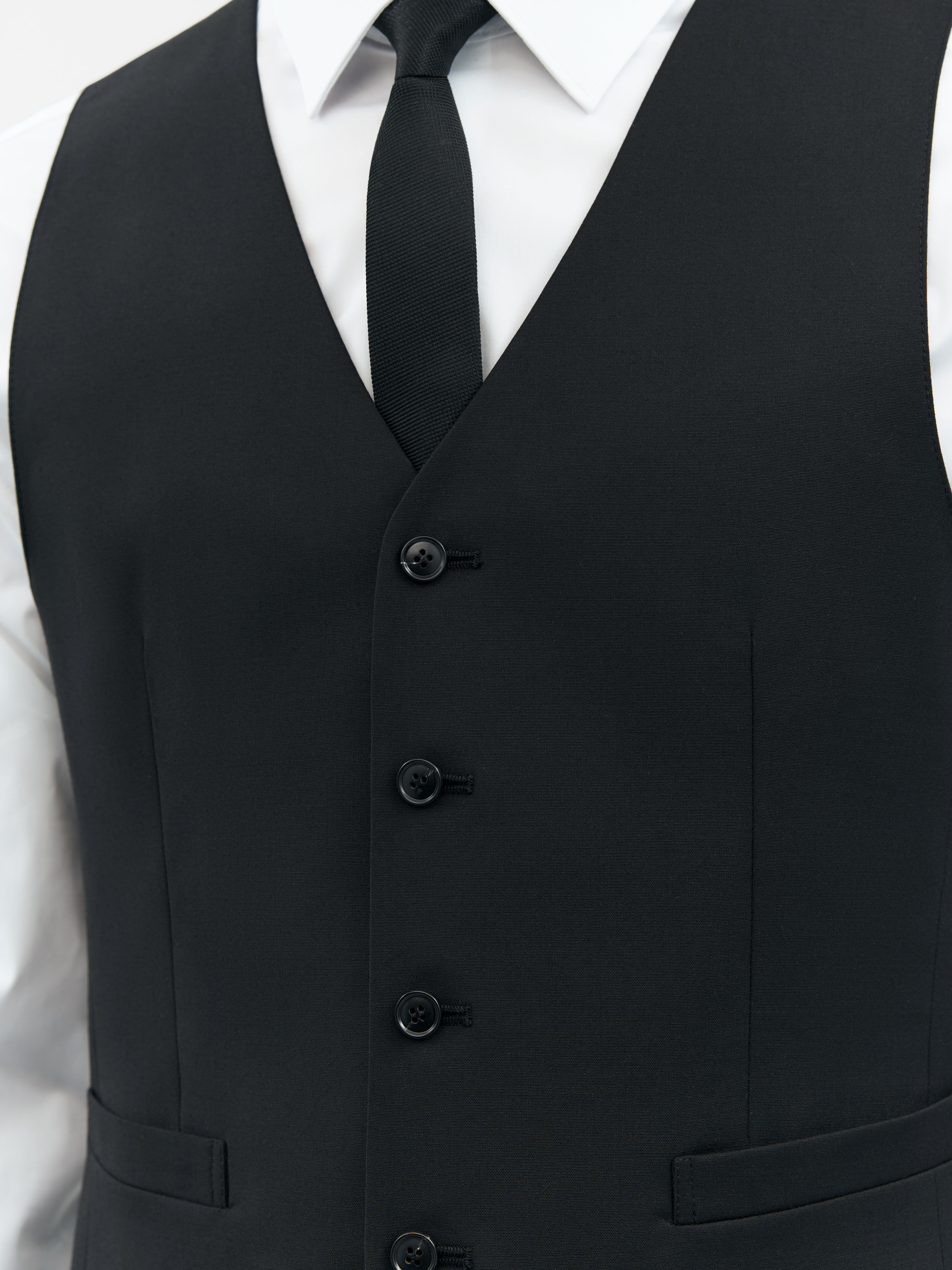 Wayde Polyester-Wool Blend Waistcoat