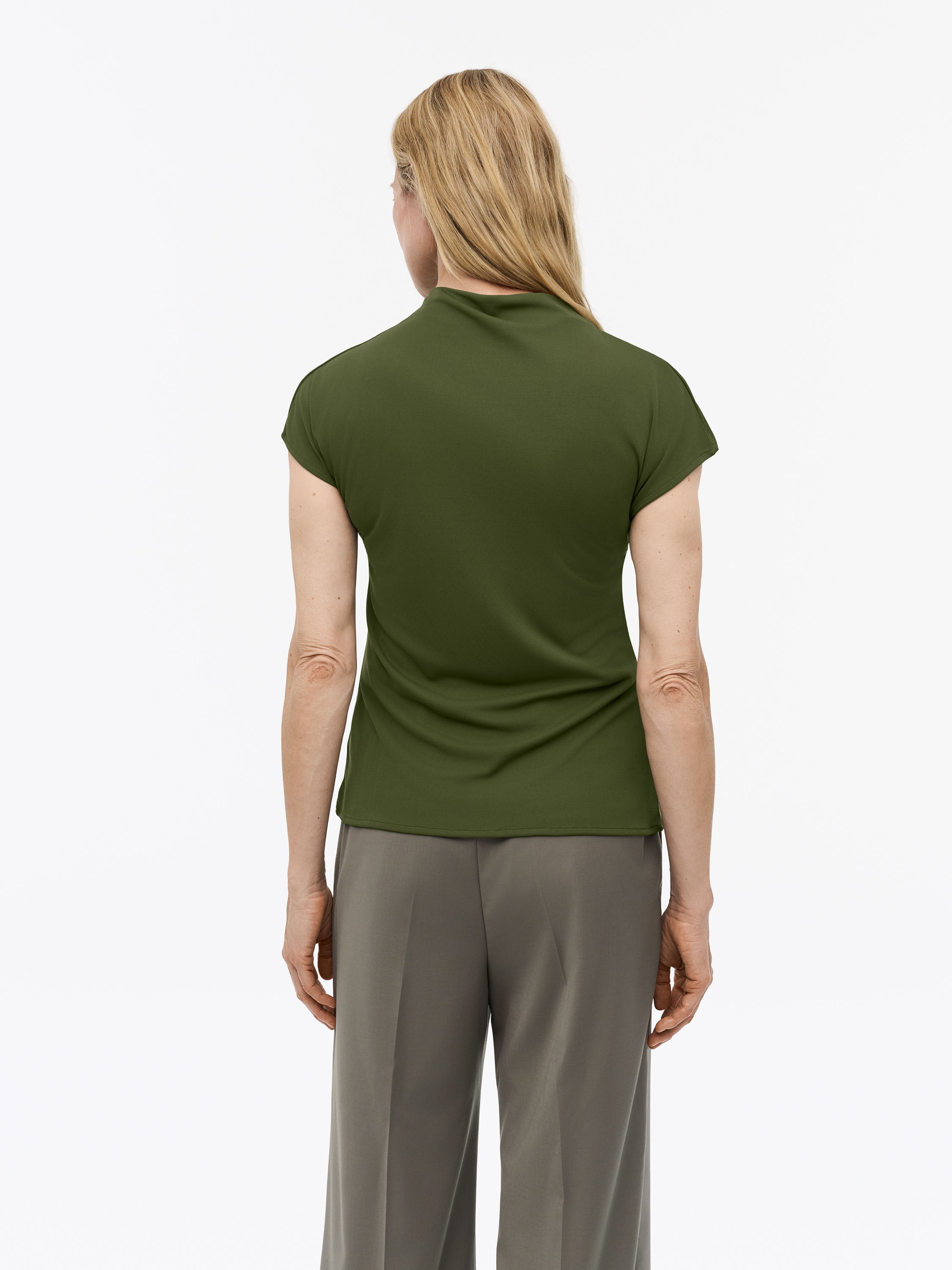 Alitta Slim Cap-Sleeve Top