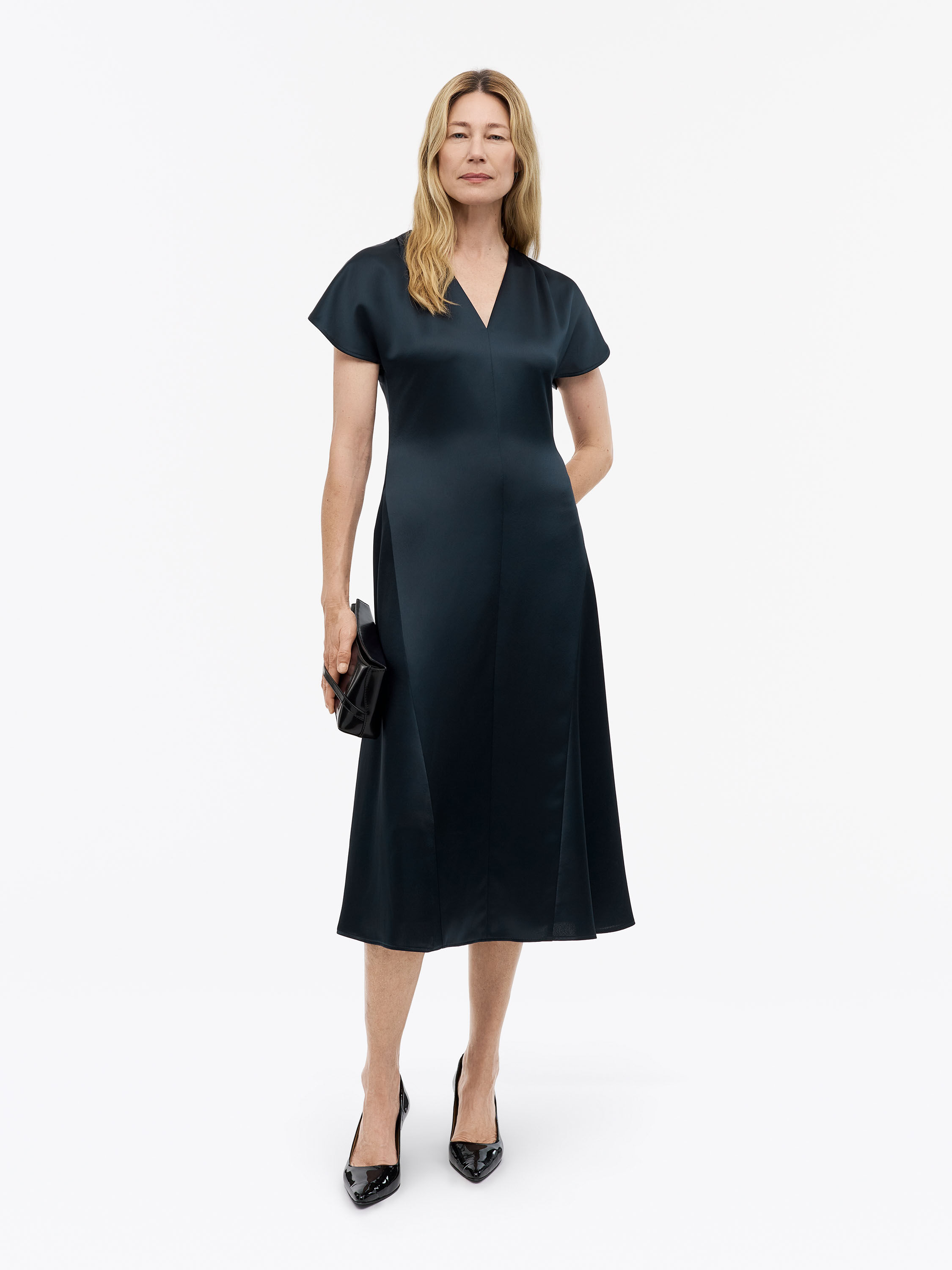 Lucy Festive Satin Dress