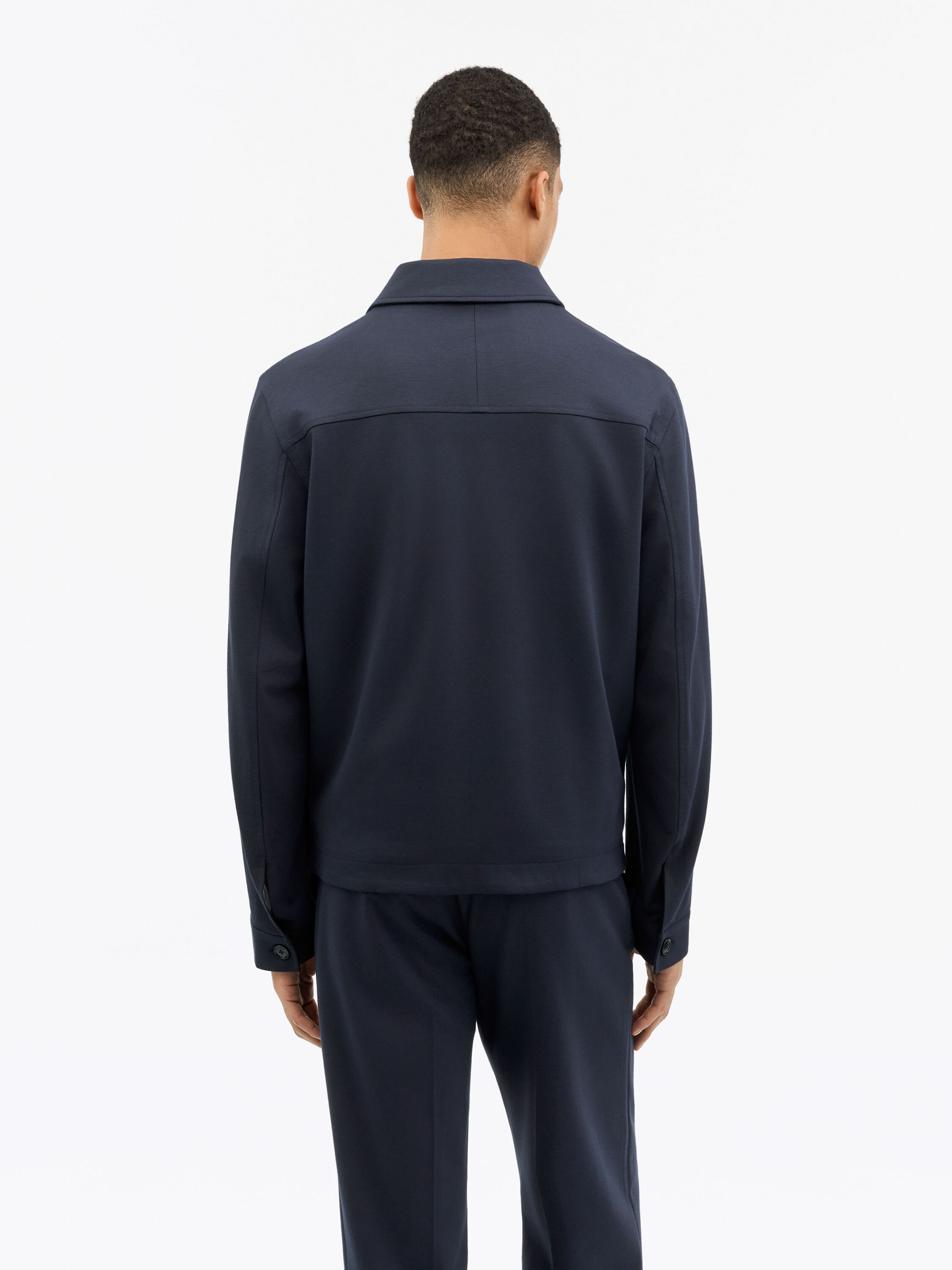 Barnaby L Jersey Trucker Shirt