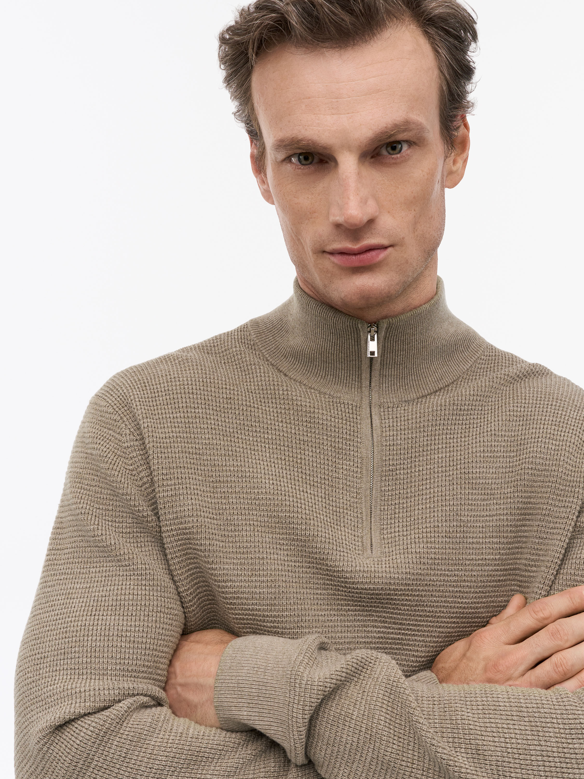 Travis RWS Waffle Stitch Pullover