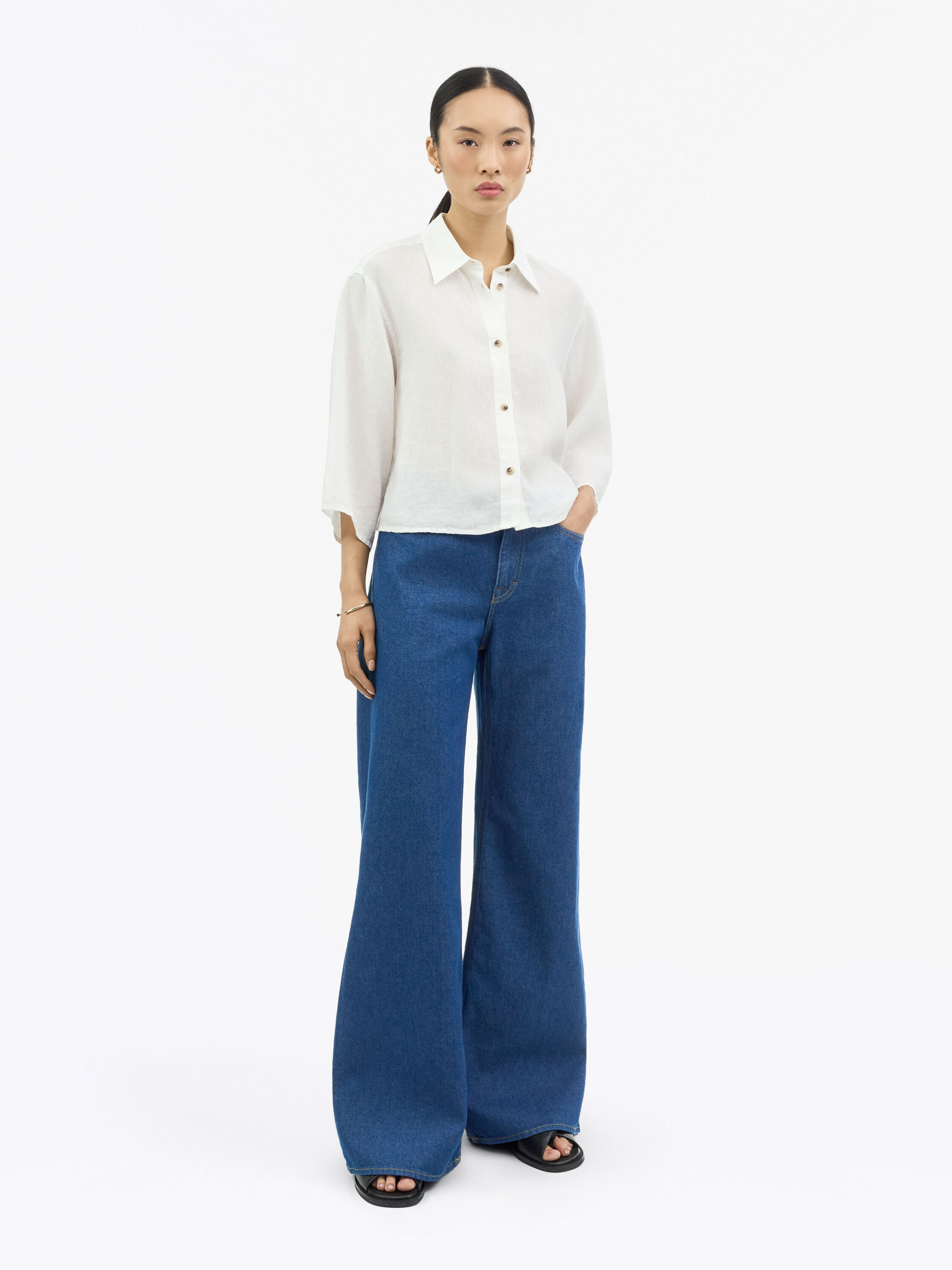 Kinne Mullion Loose Fit Jeans