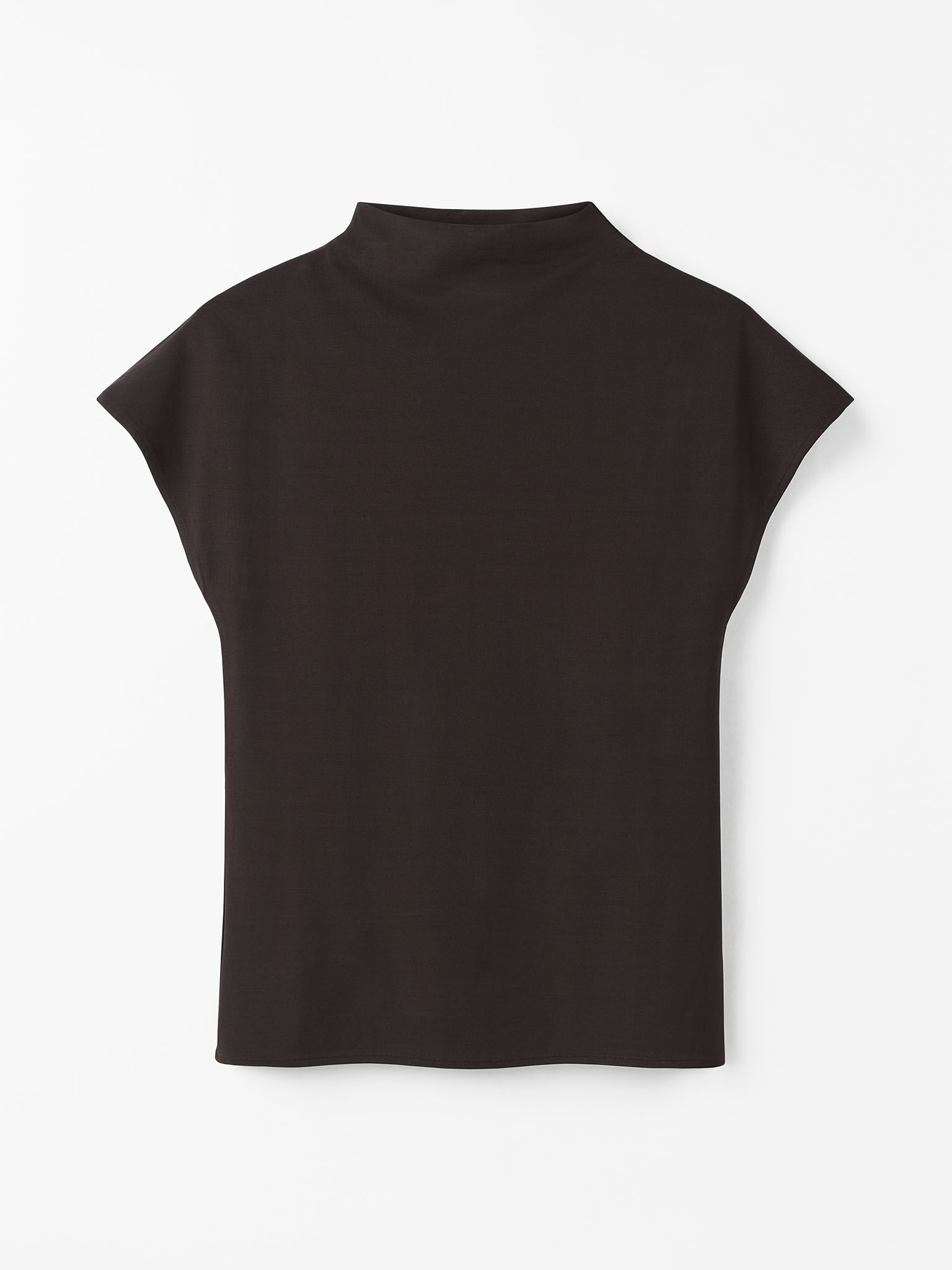 Alitta Top With Funnel Neckline