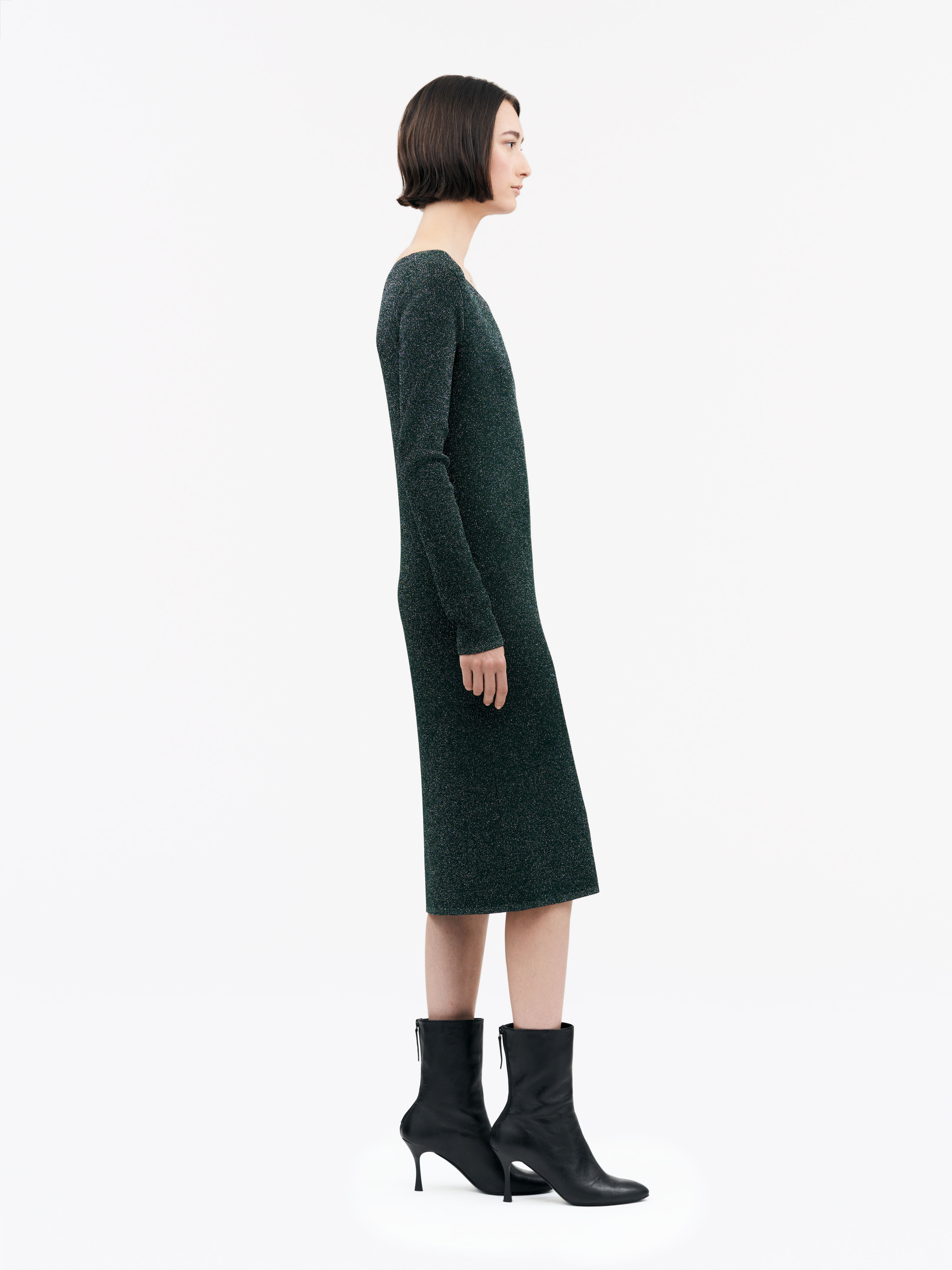 Poppie Strickkleid Mit Lurex