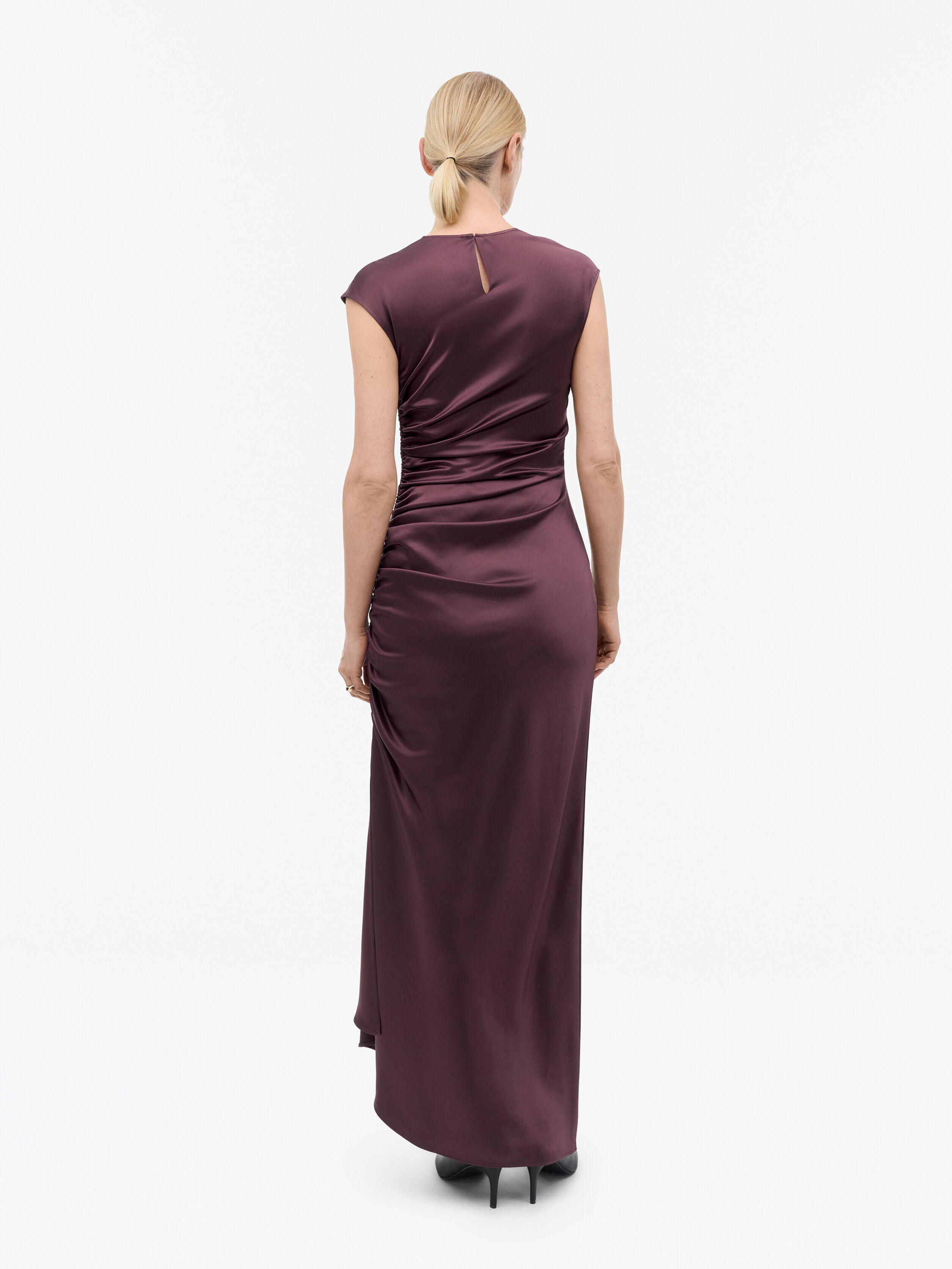 Ivoal Drapy Satin Dress