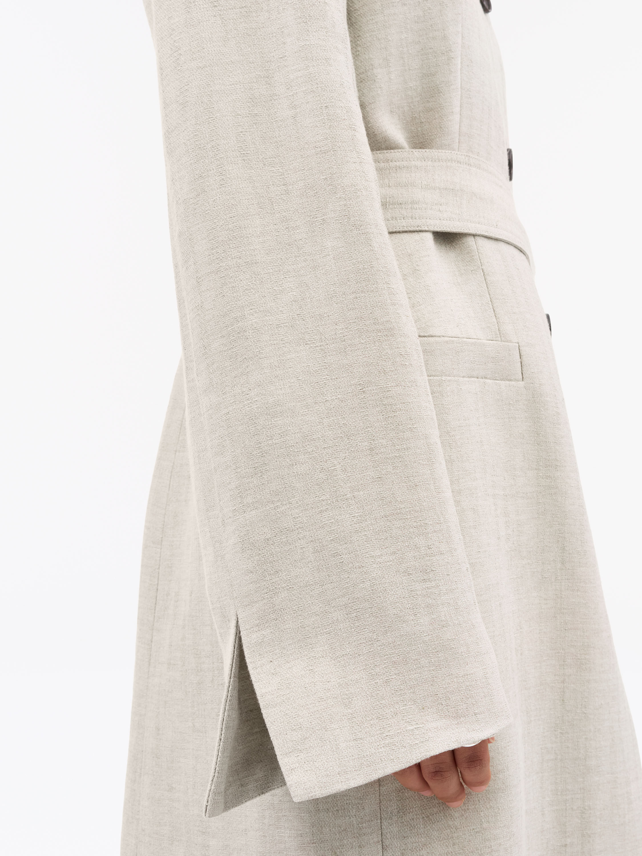 Manteau En Coton Et Lin Alarias