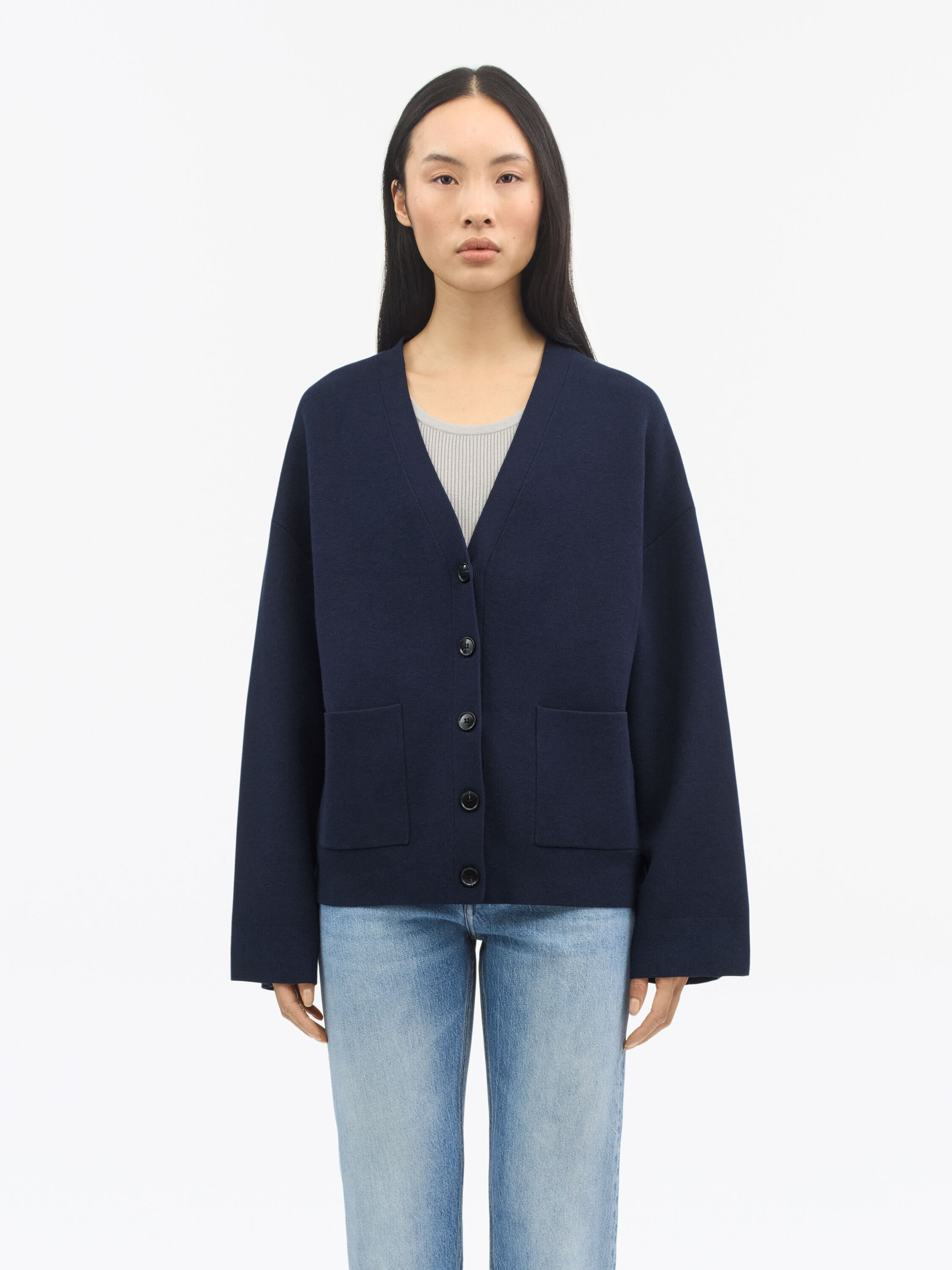 Relaxed Knitted Silvyiya Cardigan