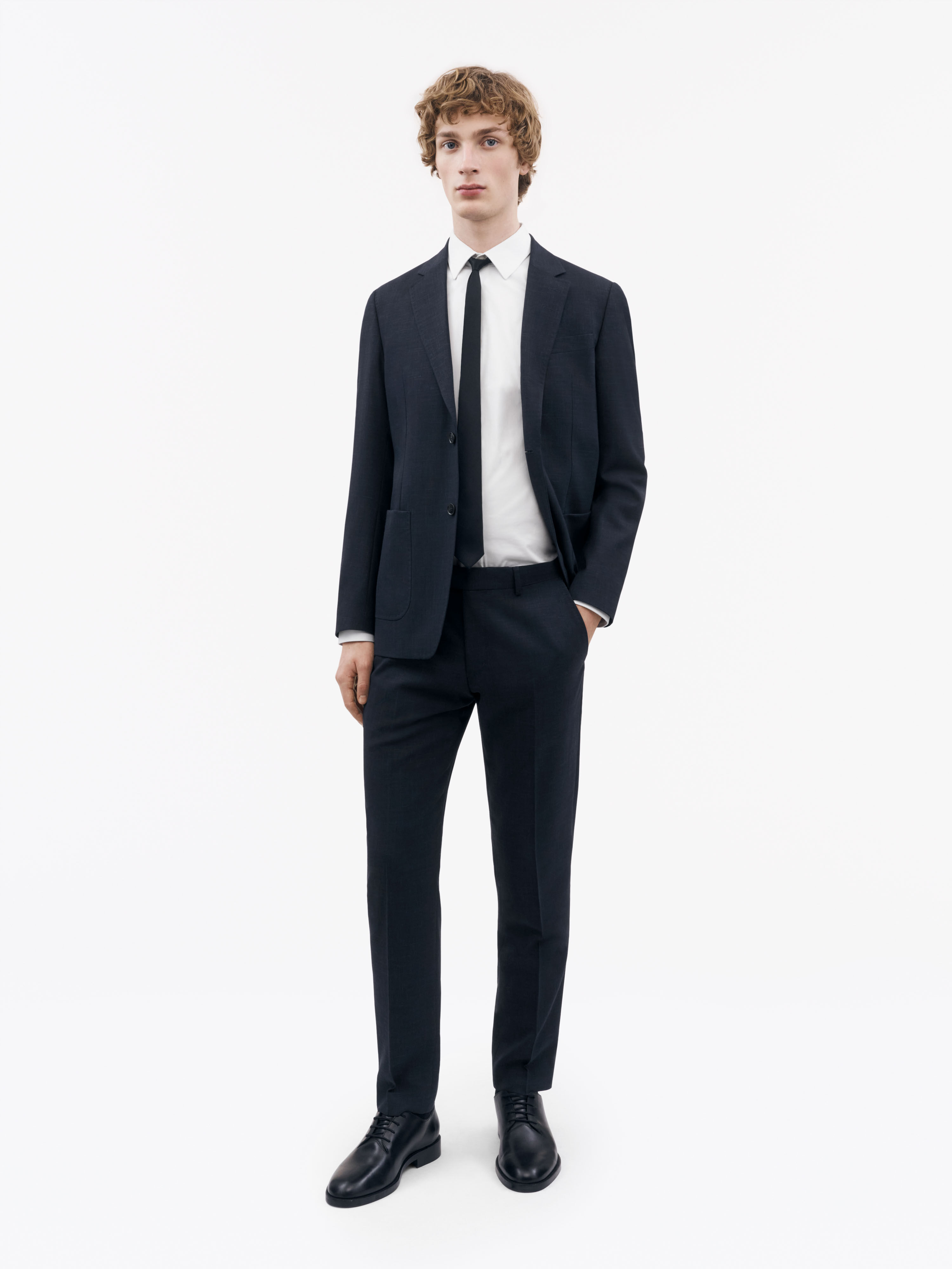 Slim wool linen blend Tenuta Trousers | Tiger Of Sweden