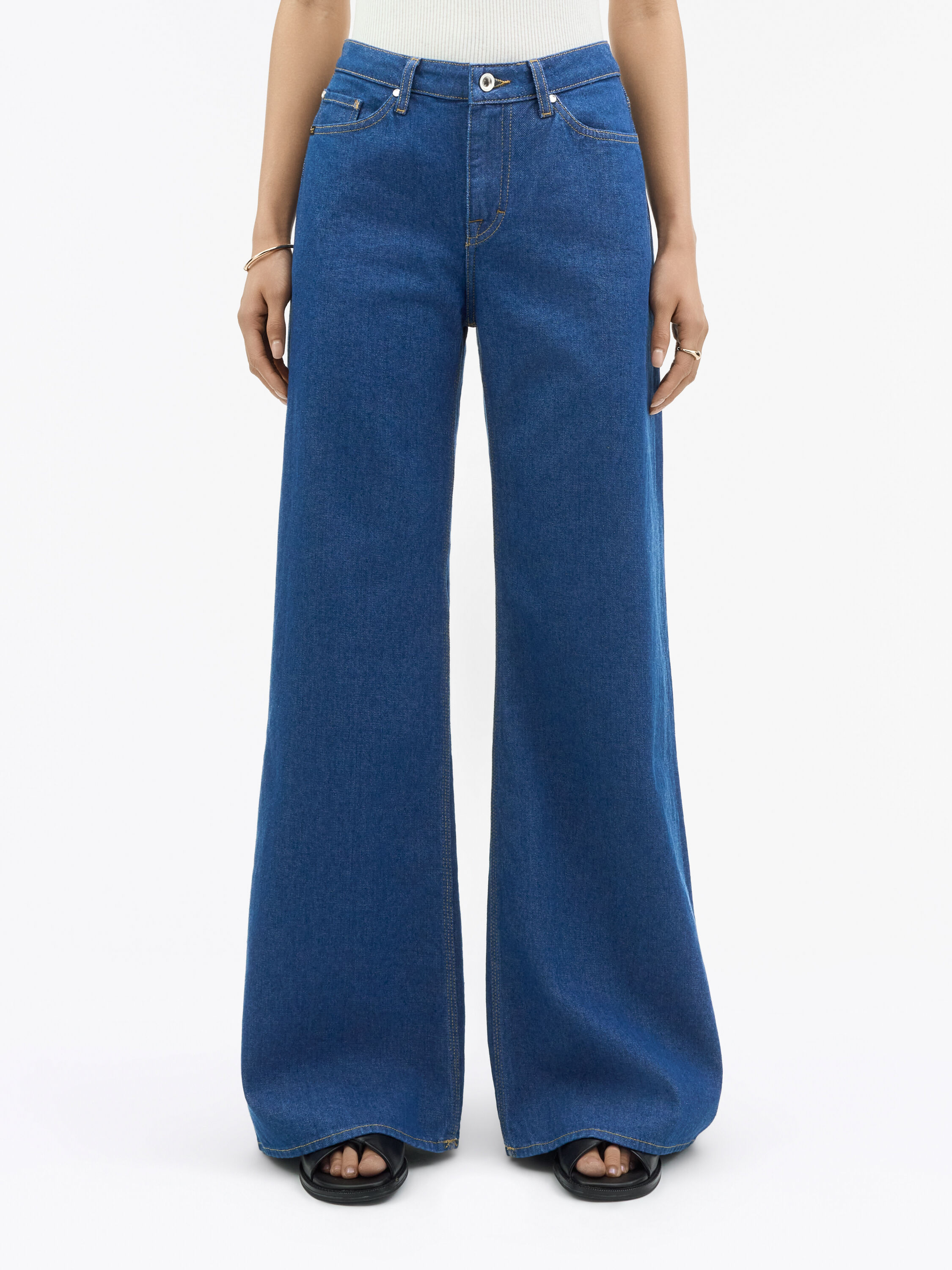 Kinne Mullion Loose Fit Jeans