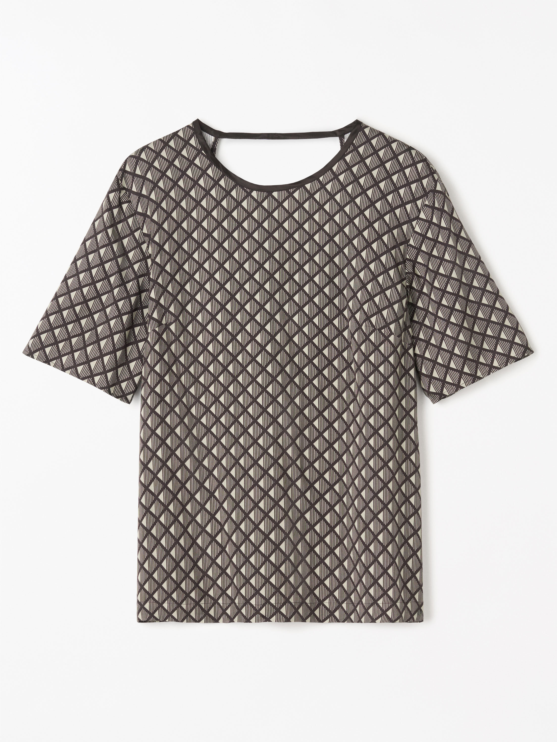 Robyn Draped Printed Blouse