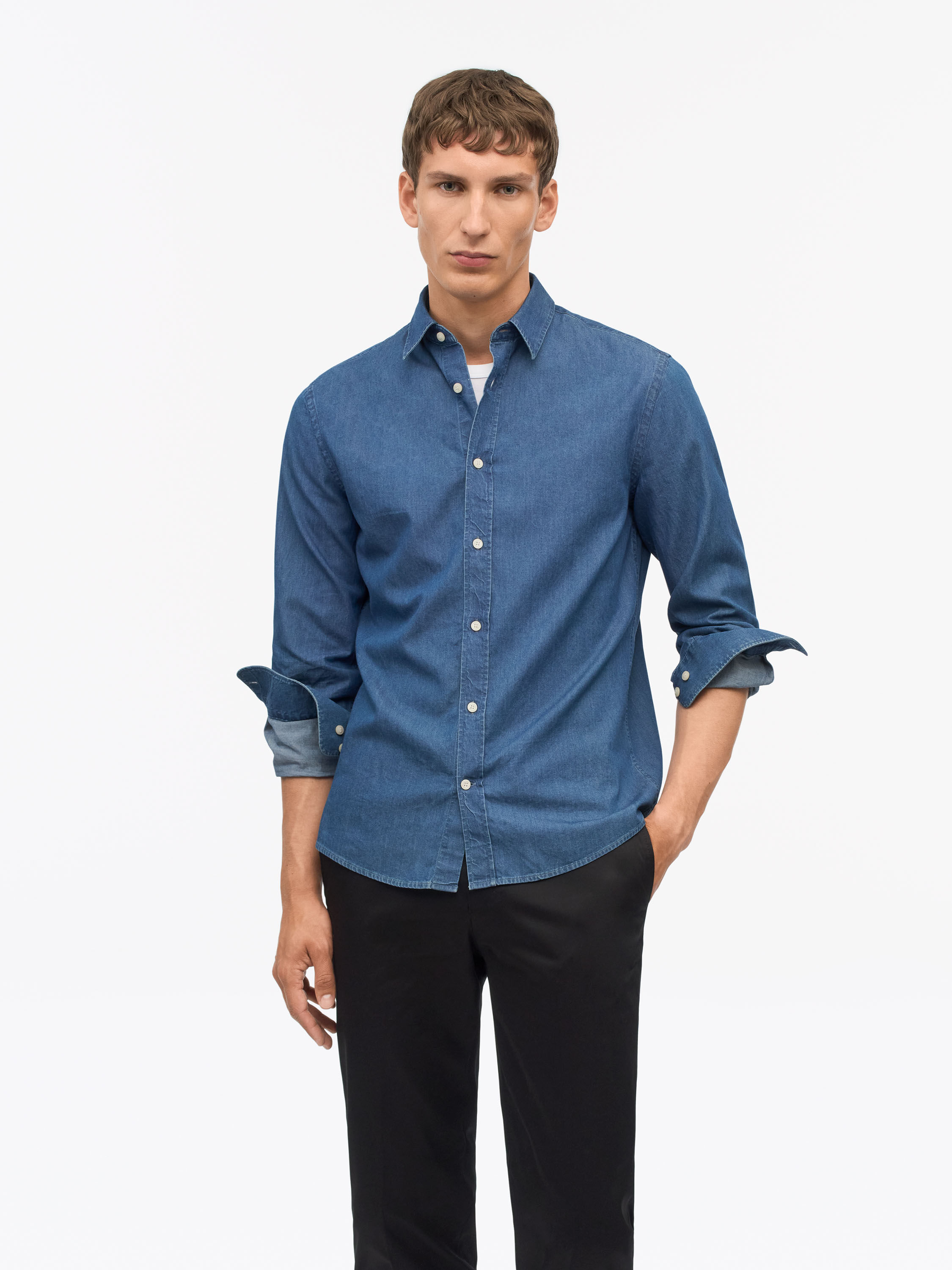 Spenser Cotton Indigo Shirt